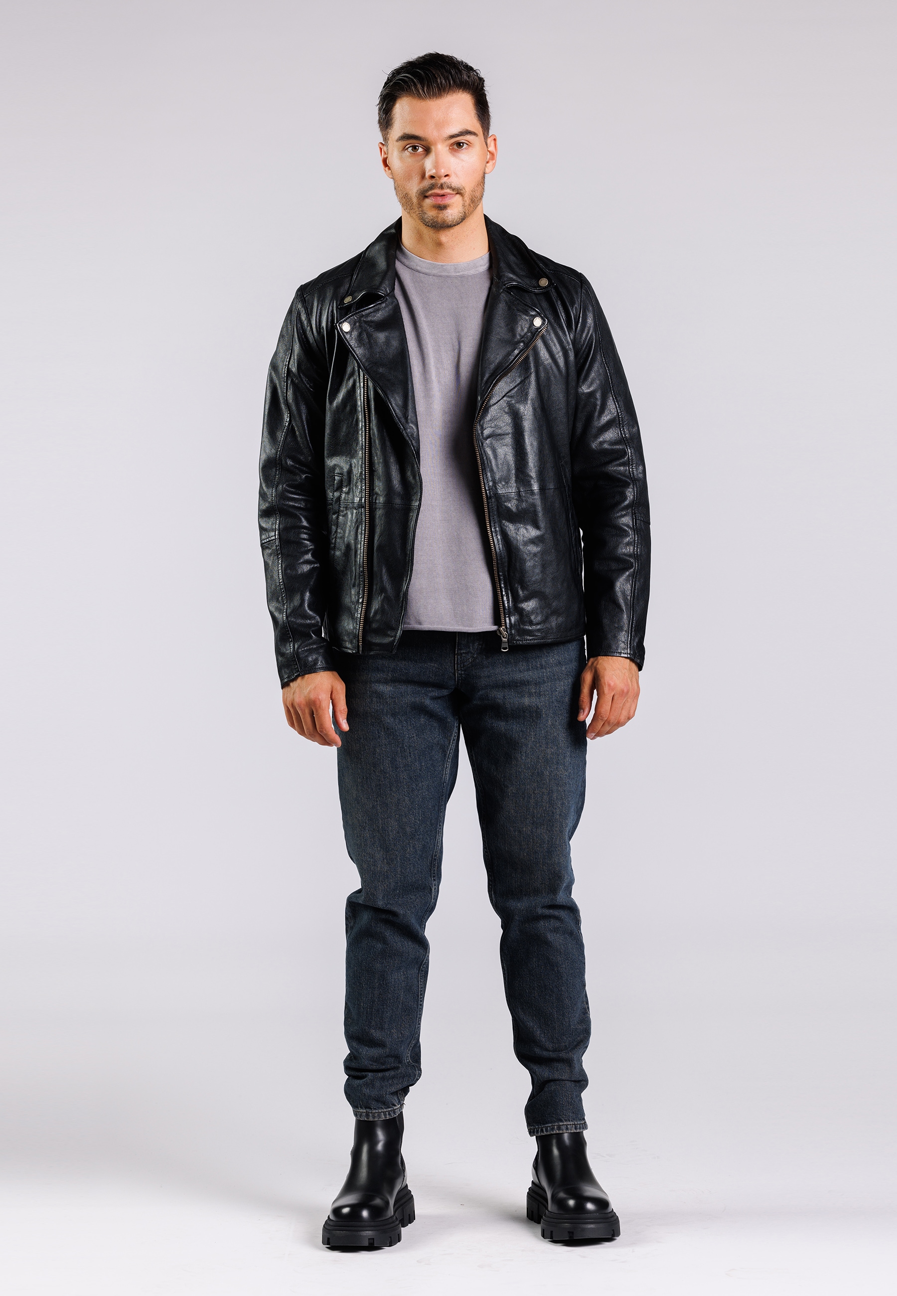 Freaky Nation Lederjacke »Race Man-FN«