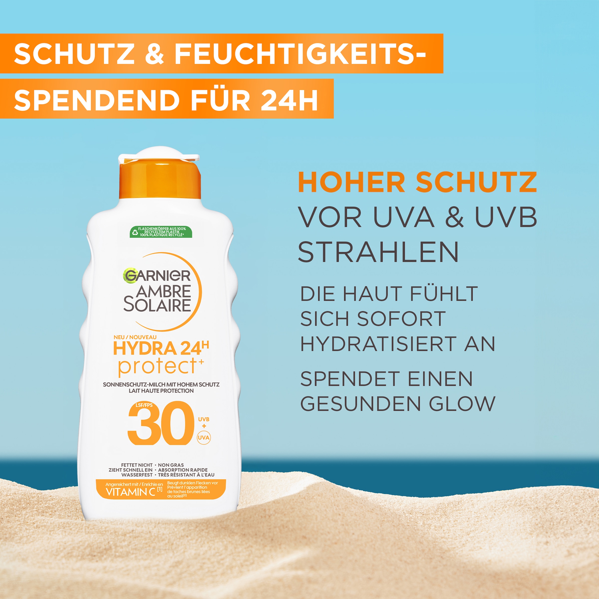 GARNIER After Sun-Spray »Garnier Ambre Solaire Hydra Protect+ 24h LSF 30«