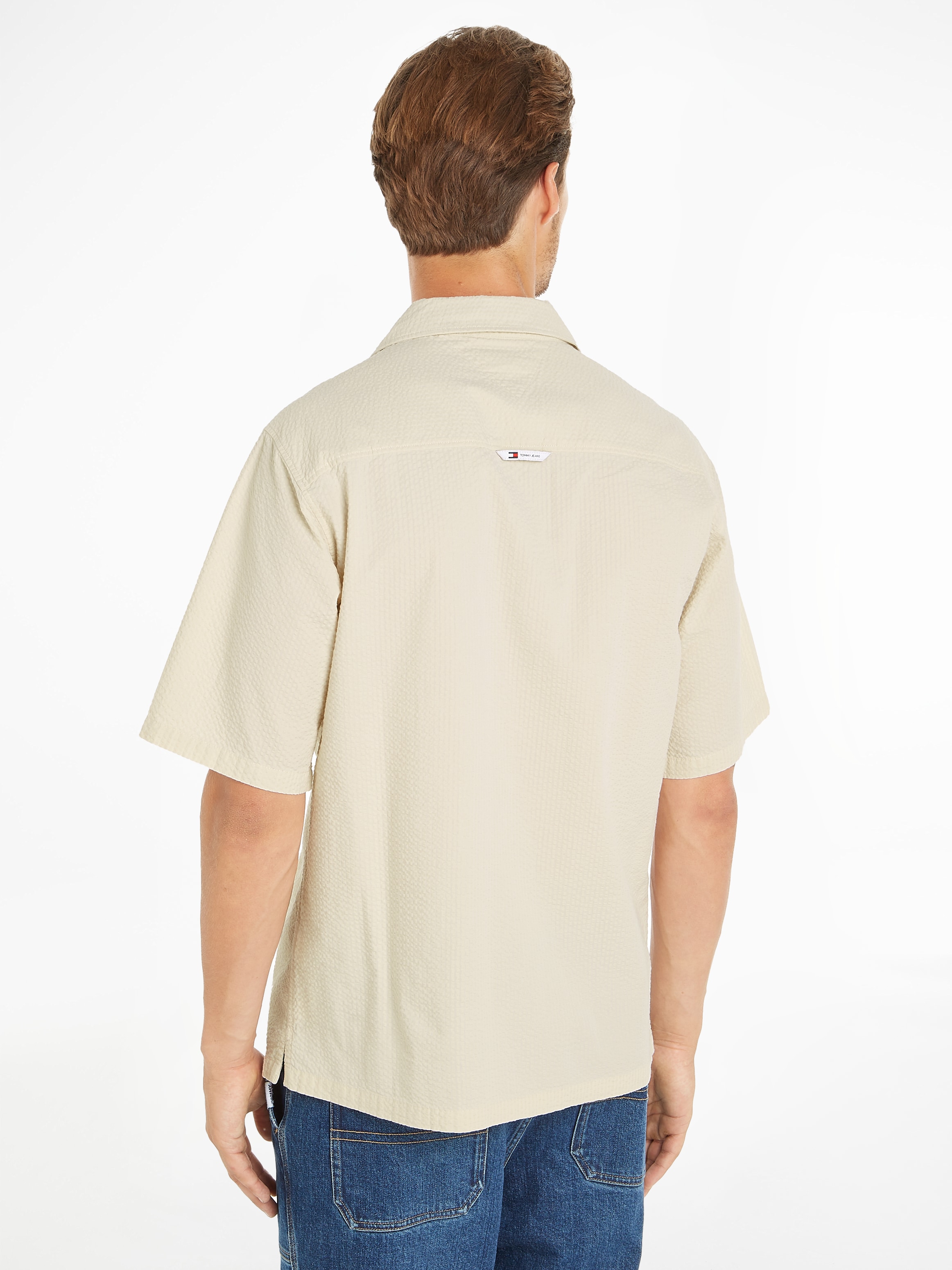 Tommy Jeans Kurzarmhemd »TJM RLX SEERSUCKER CAMP SHIRT«