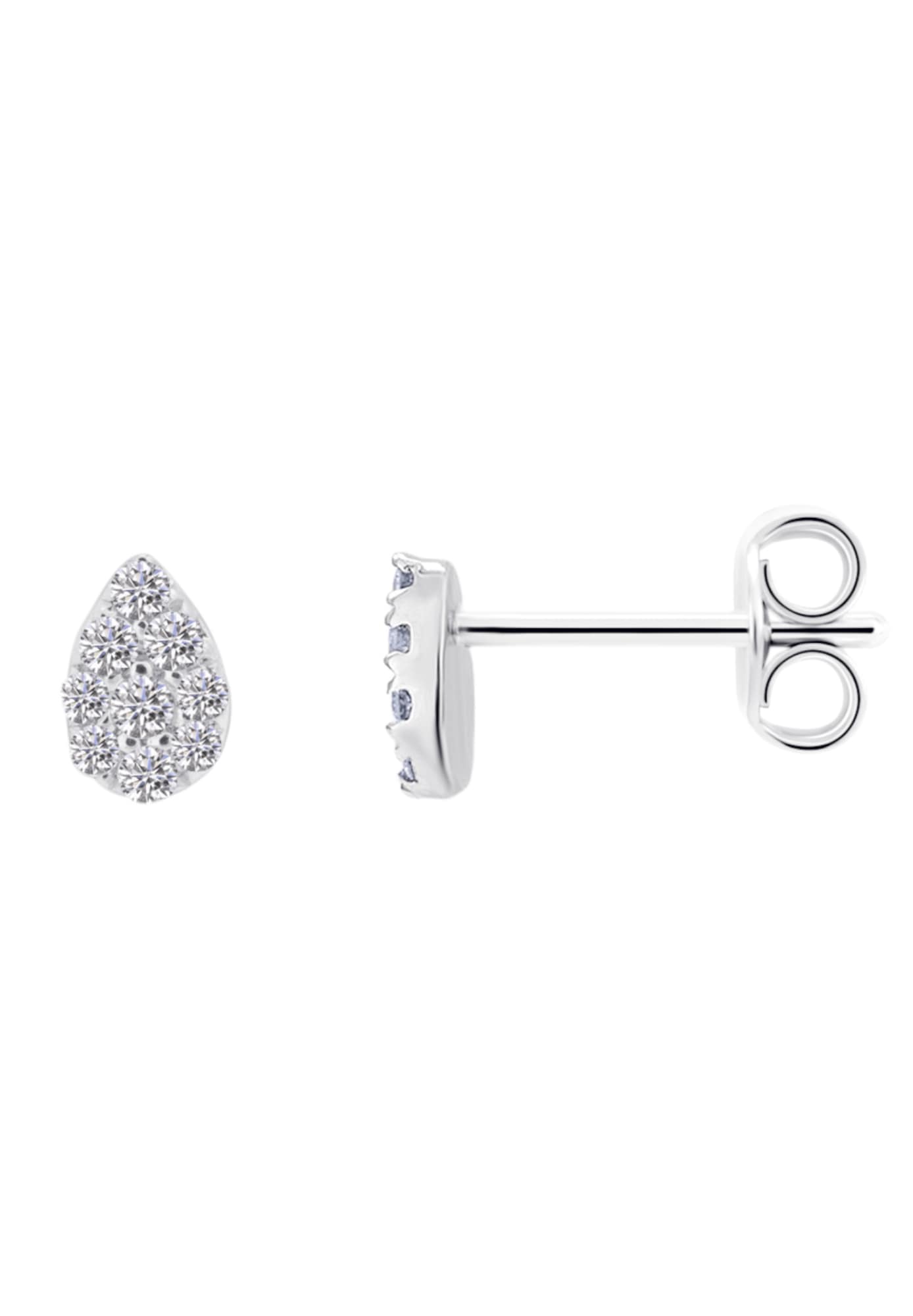 ONE ELEMENT Paar Ohrstecker »0,08 ct  Diamant Brillant Ohrringe   Ohrstecker aus 585 Weißgold«