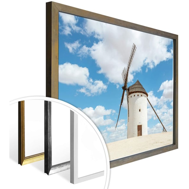 »Windmühlen Wandbild, Don (1 Bild, Shop St.), Gebäude, Online Poster Quijote Poster, Wall-Art Spanien«, OTTO im Wandposter