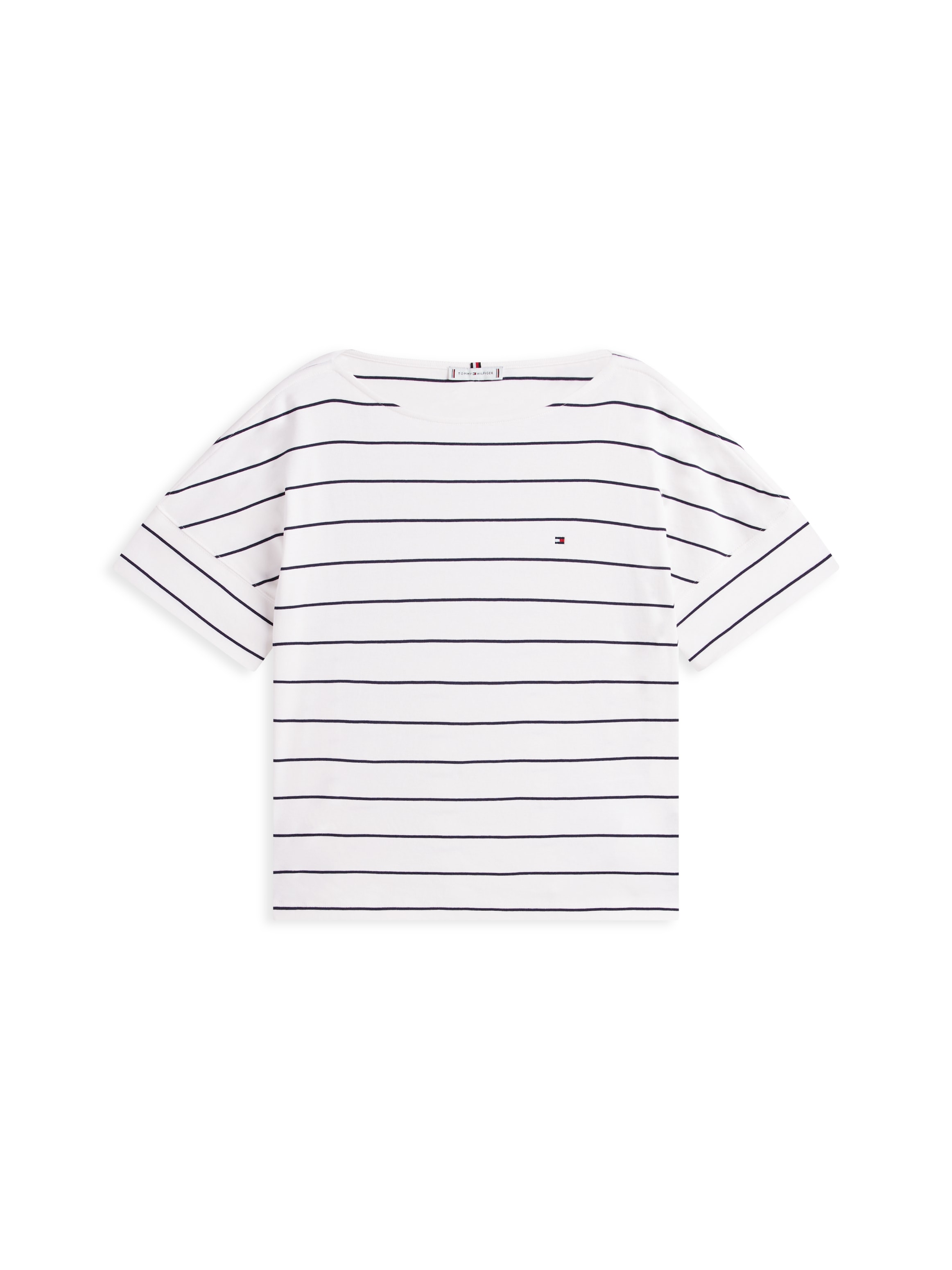 Tommy Hilfiger Kurzarmshirt »MDRN CODY SS SLV C-NK TEE« mit dezenter Logo-Stickerei, Relaxed Fit