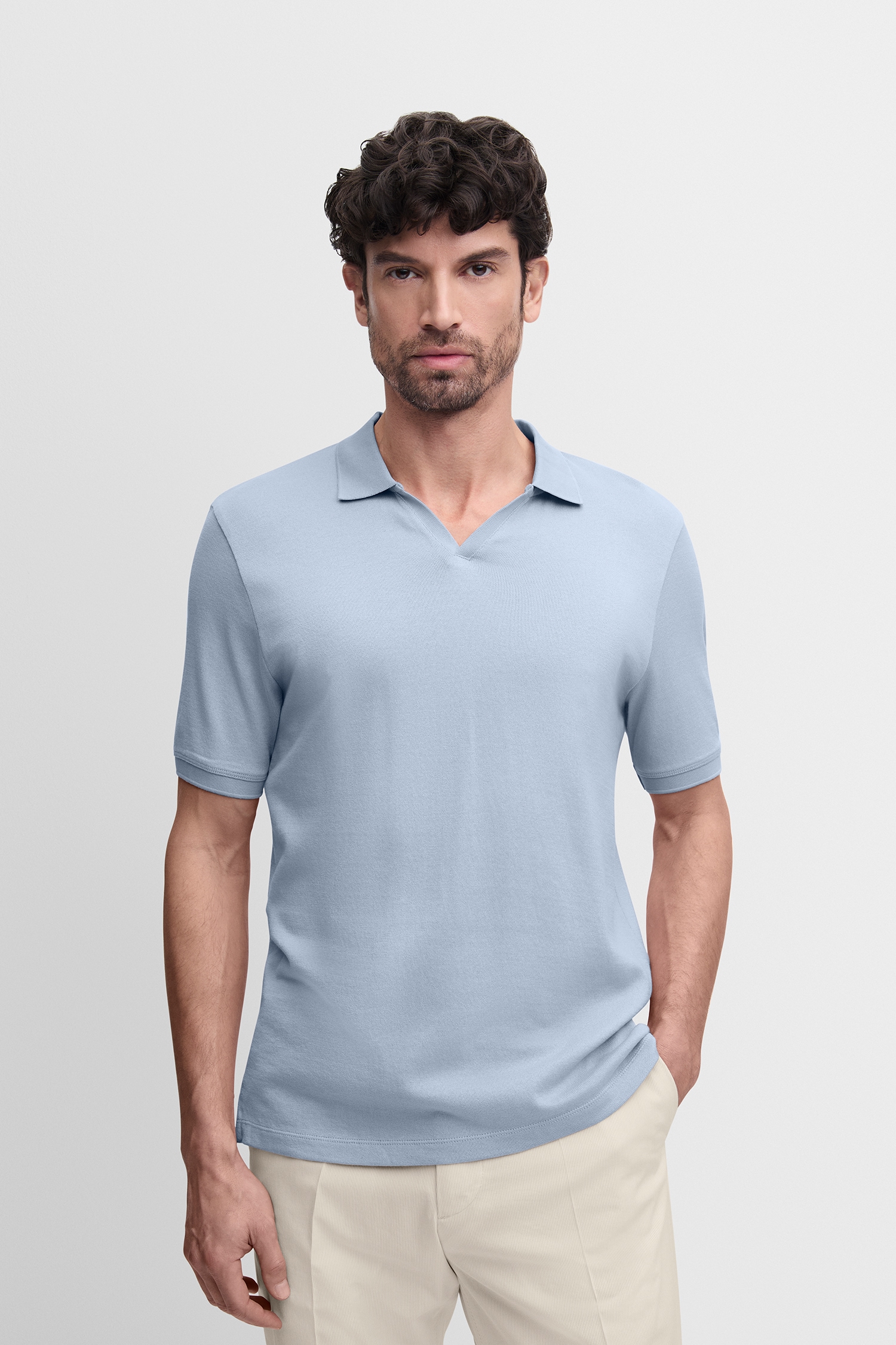 Cinque Poloshirt »CIBOLL« Polokragen, offene Knopfleiste, Relaxed Fit