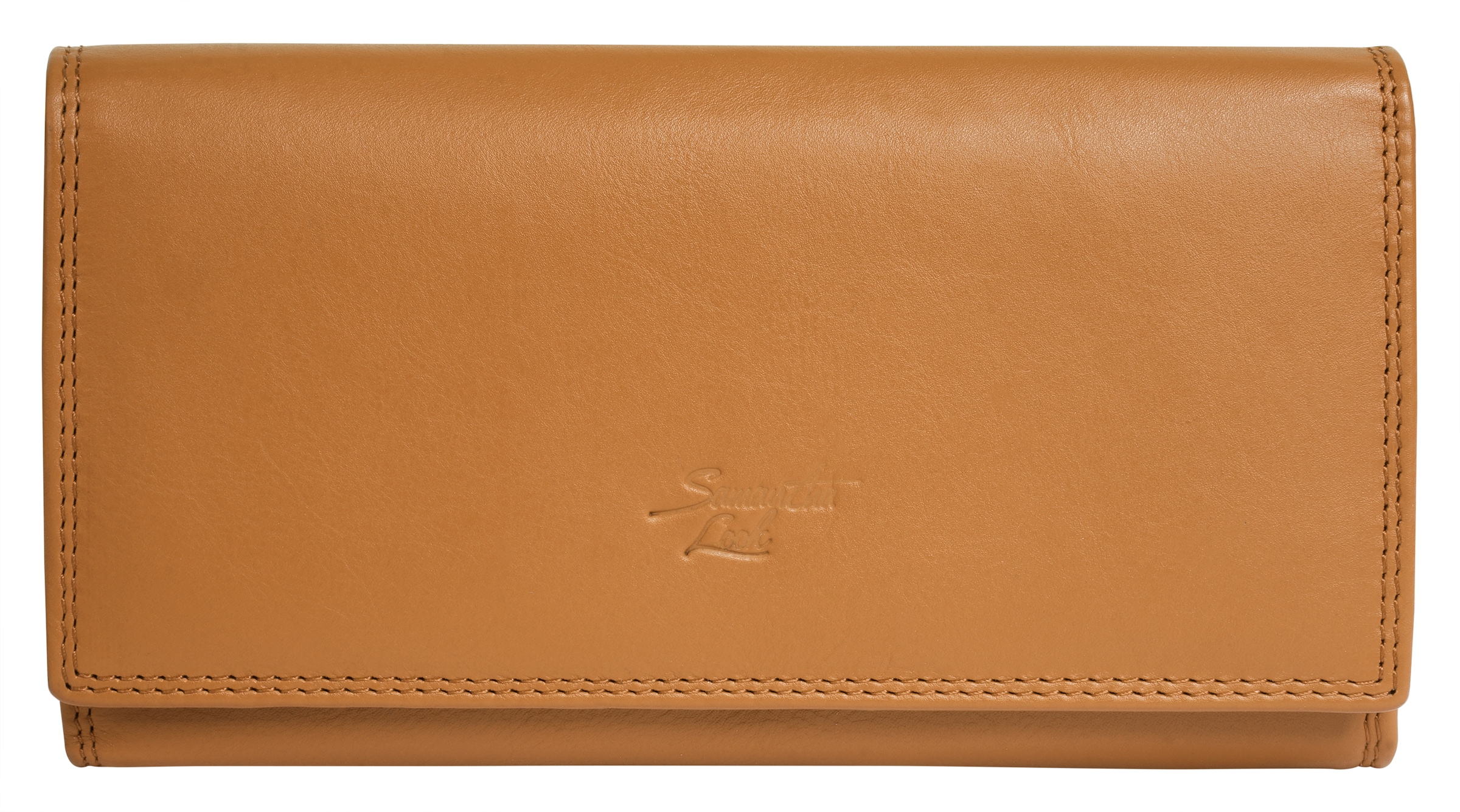 Samantha Look Damen Geldbörse echt Leder in gelb