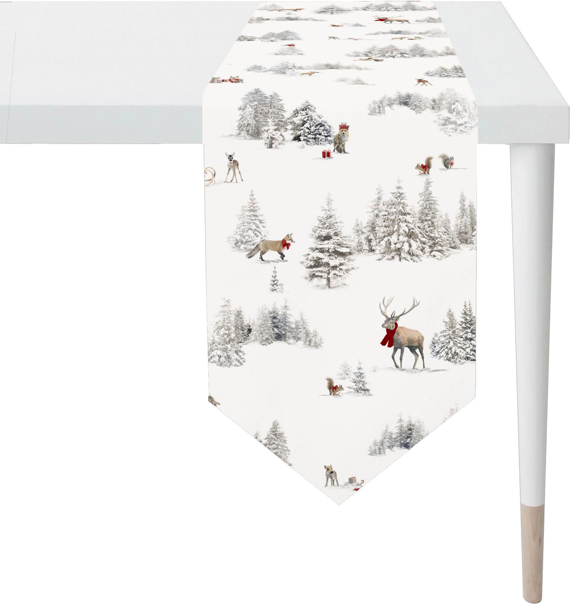 APELT Tischband »6201 St.), bestellen Weihnachtsdeko, Digitaldruck WINTERWELT, bei OTTO (1 Weihnachten«