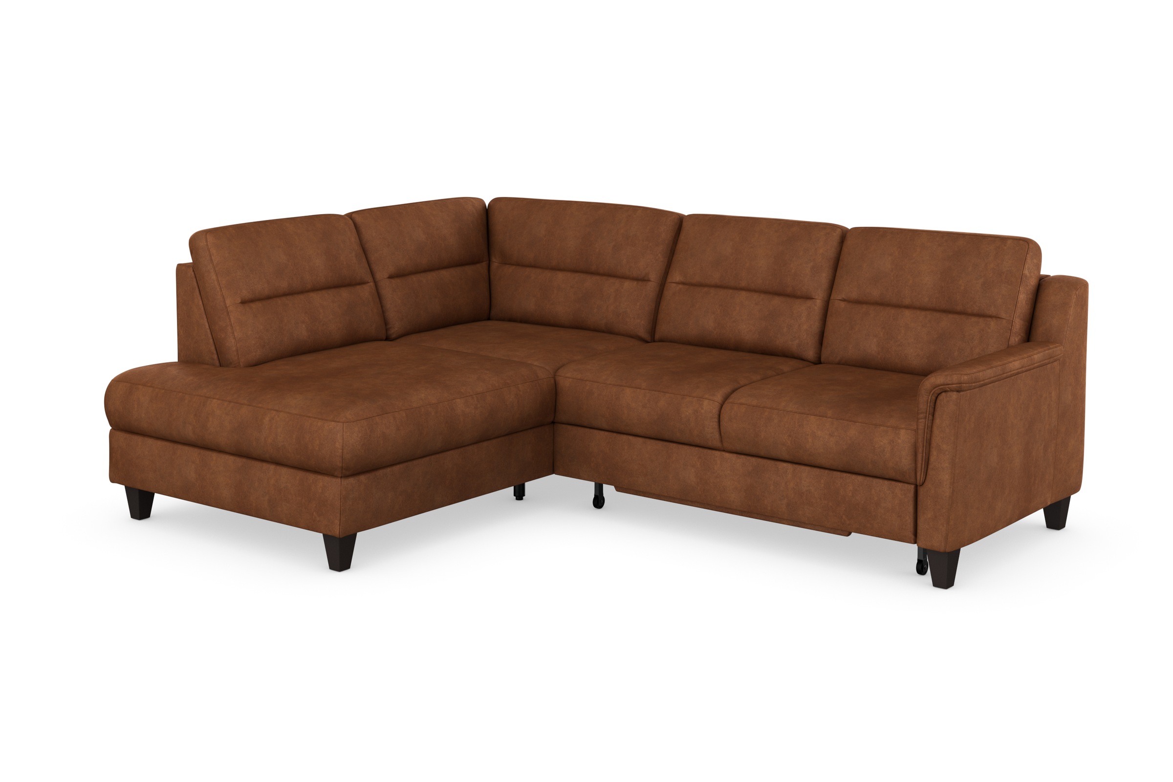 sit&more Ecksofa »Farö L-Form«, inklusive Federkern, wahlweise mit Bettfunktion und Bettkasten