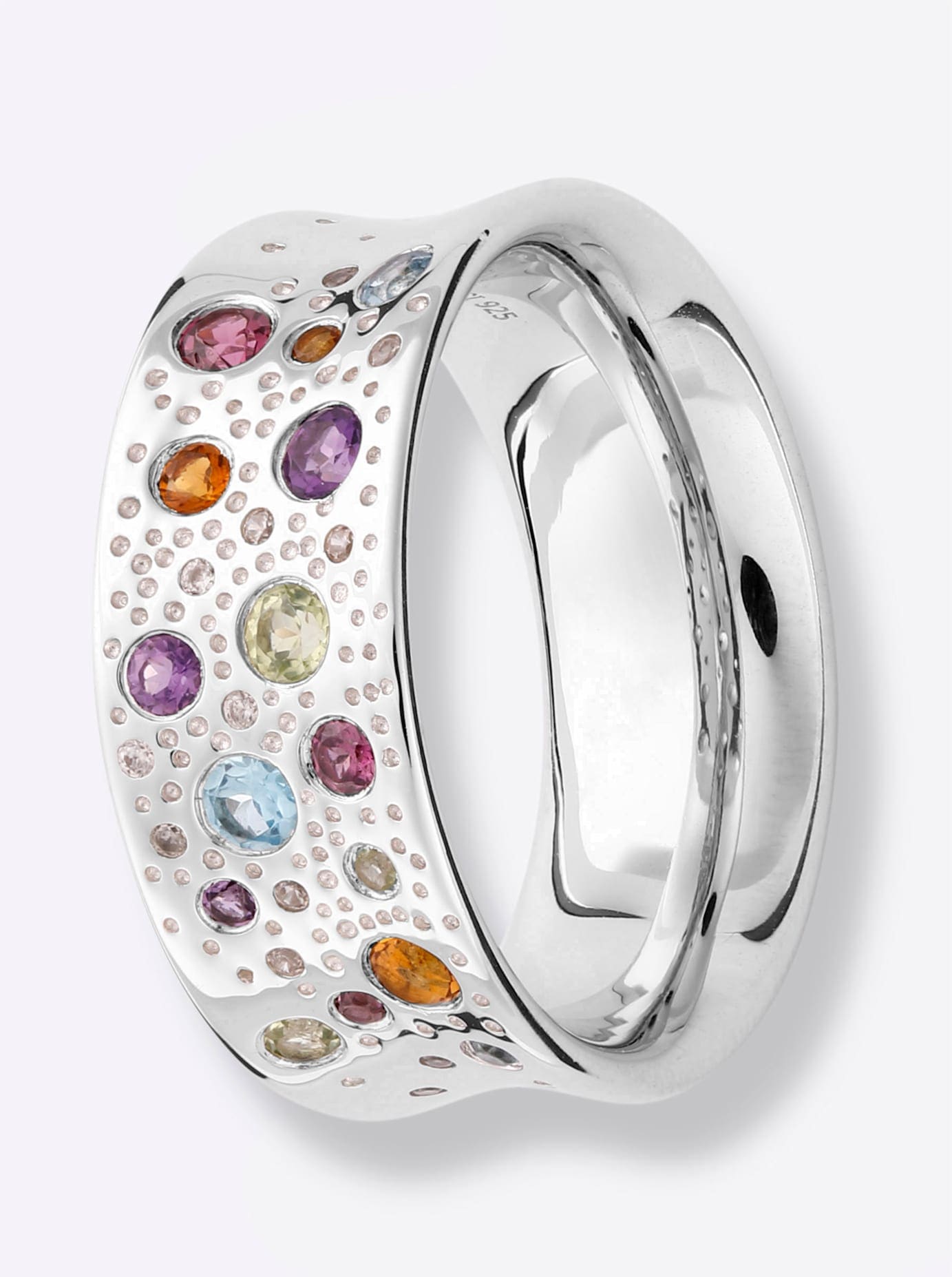 Lady Damen Fingerring in silberfarben, Größe 21