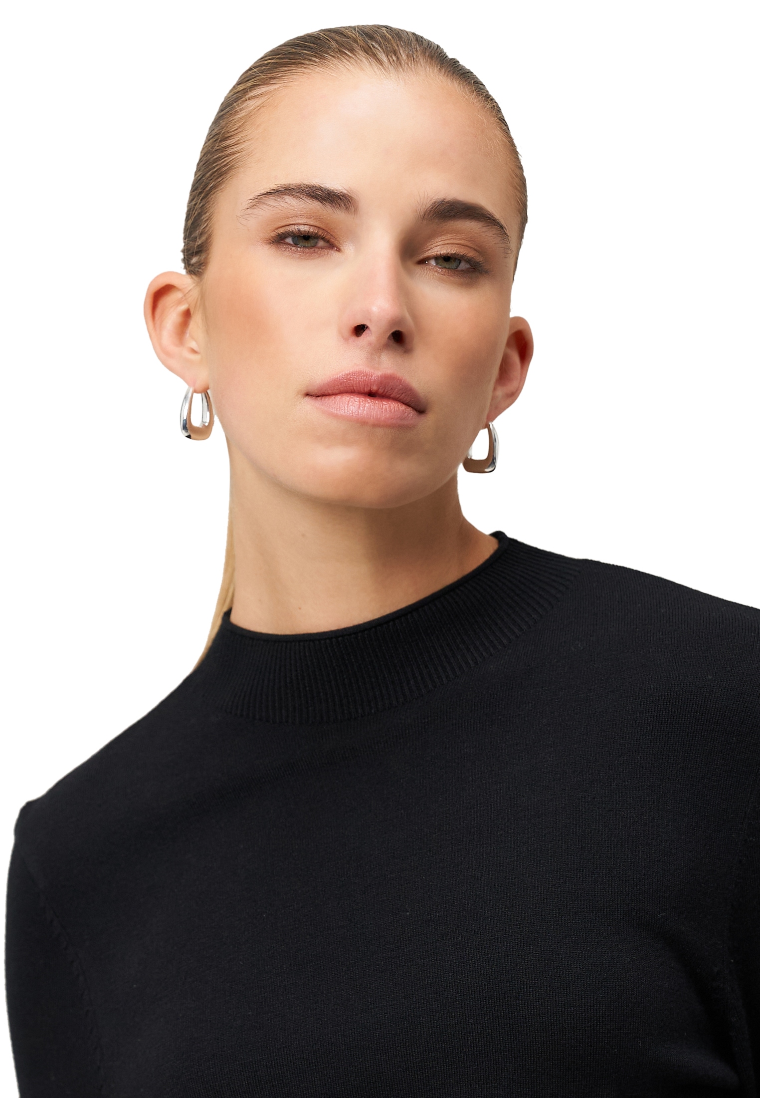 Zero Rundhalspullover »Feinstrickpullover mit hohem Kragen«