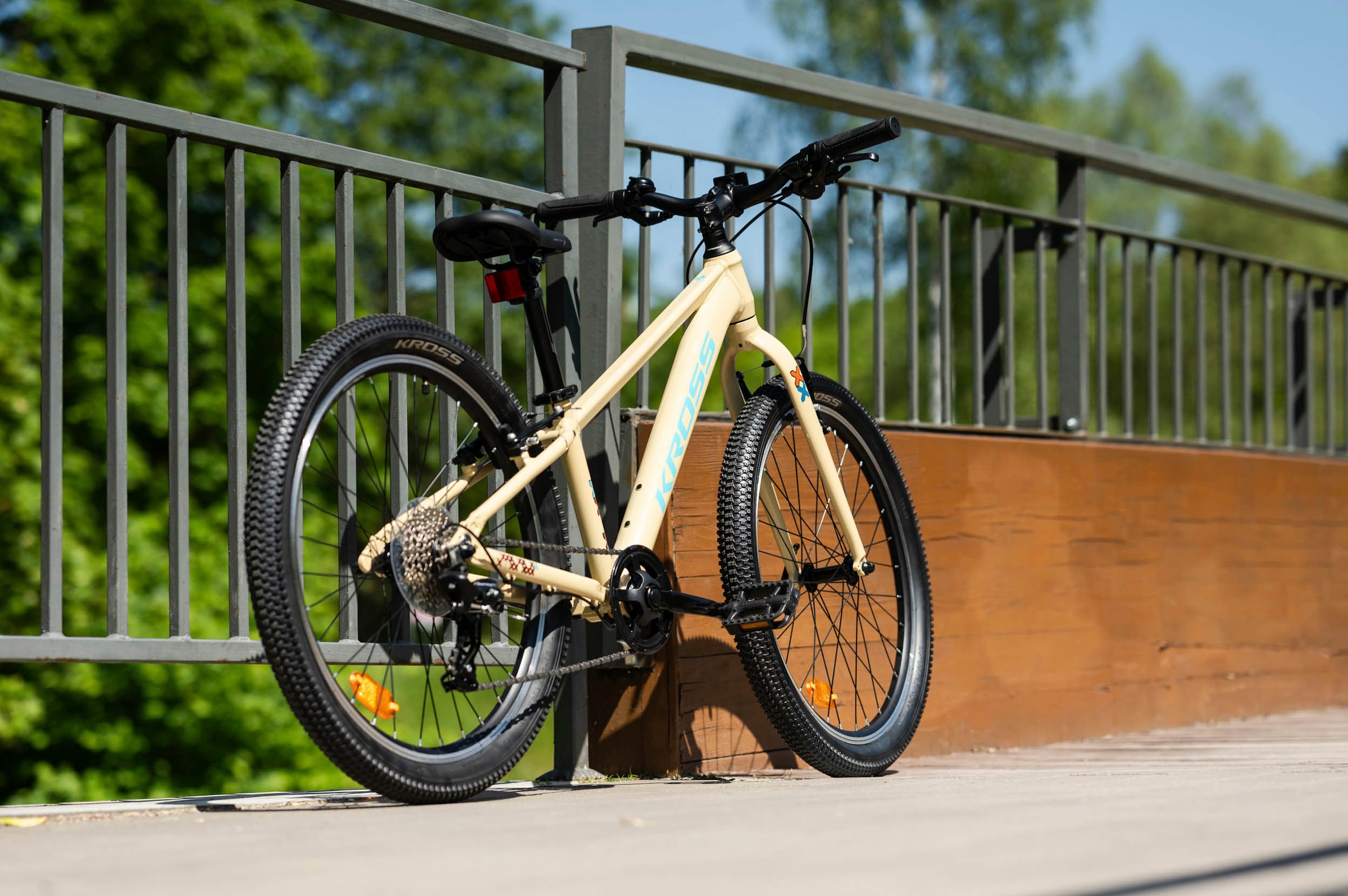 Kross Kinderfahrrad »Kinder-MTB Level Jr 1.0«, 8 Gang, Shimano, TOURNEY TX800 Schaltwerk, Kettenschaltung