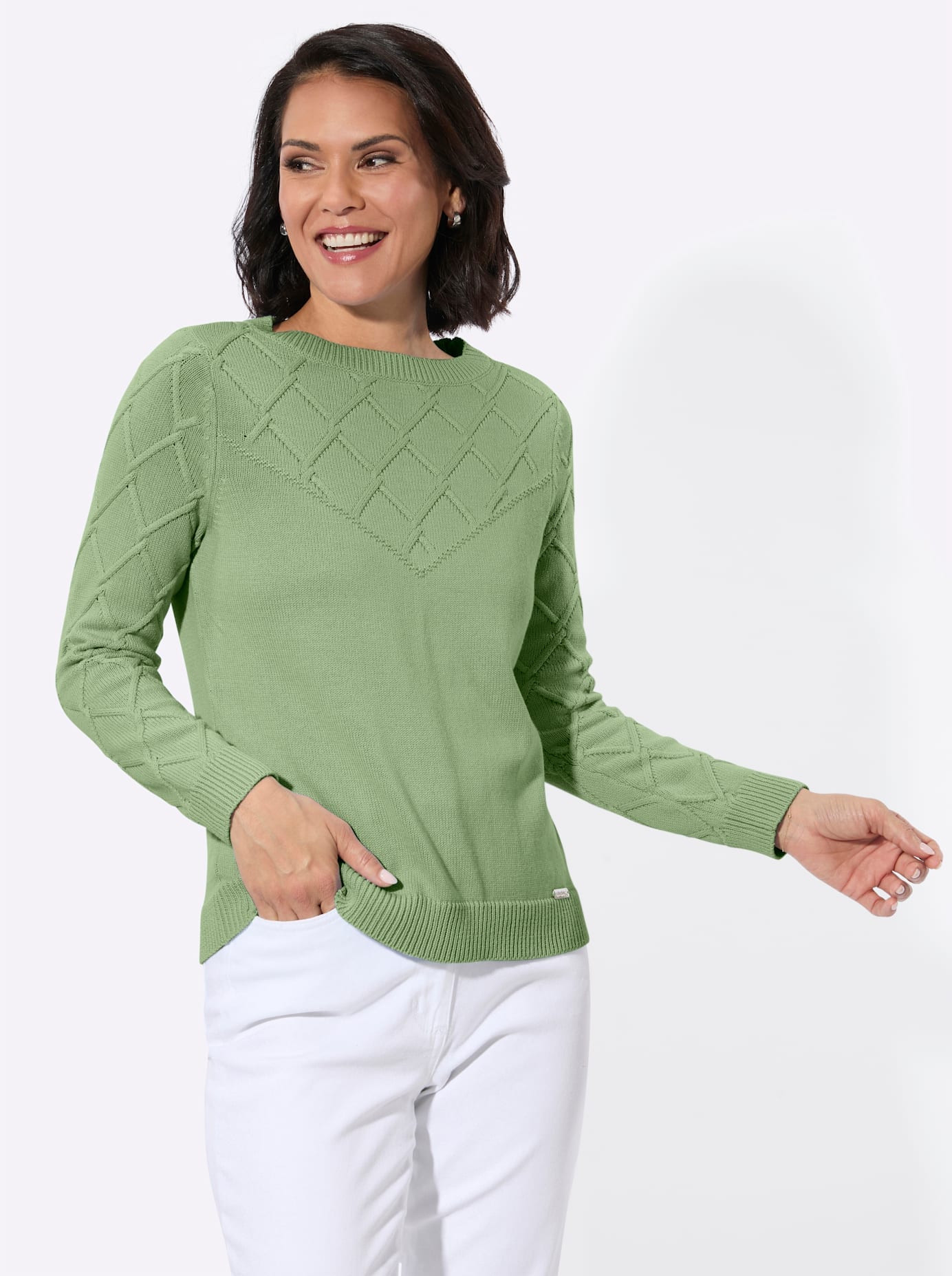 Casual Looks Strickpullover »U-Boot-Pullover«