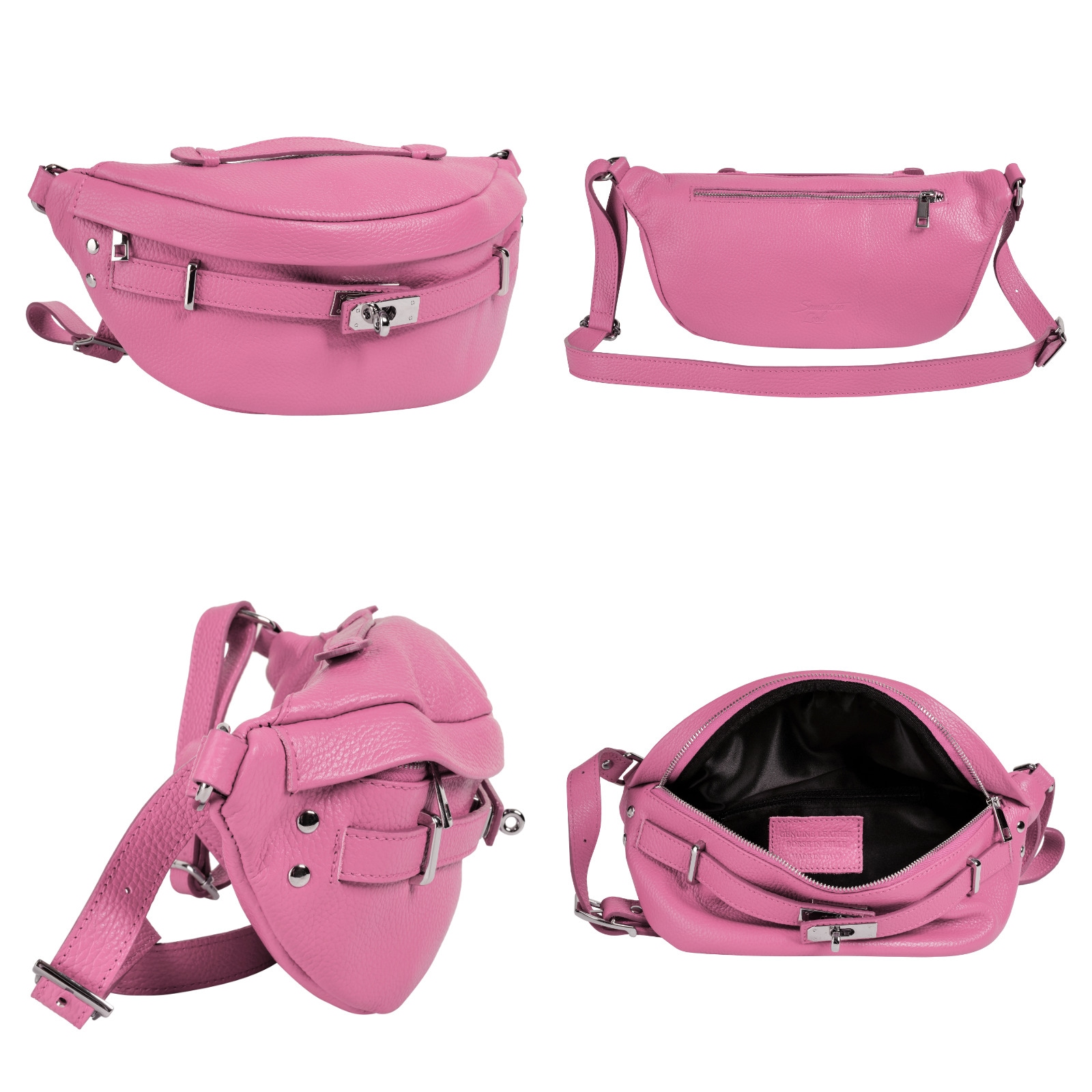 Samantha Look Gürteltasche, echt Leder, Made in Italy