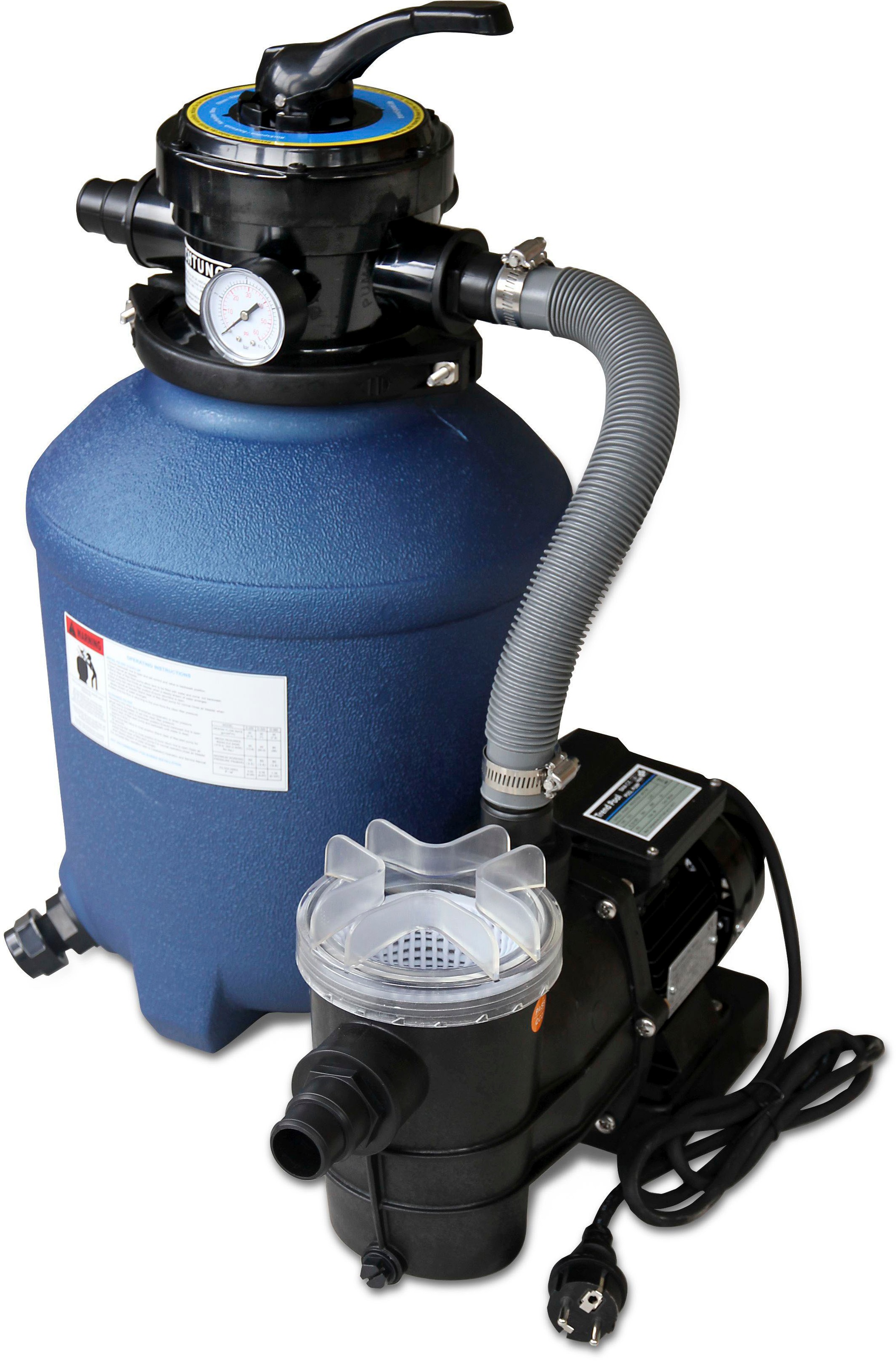 Karibu Achteckpool »Palma D« BxLxH: 690x400x124cm, mit Sonnenterrasse