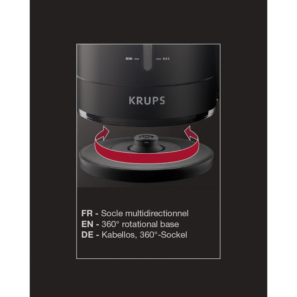 Krups Wasserkocher »BW2448 Pro Aroma«, 1,6 l, 2400 W