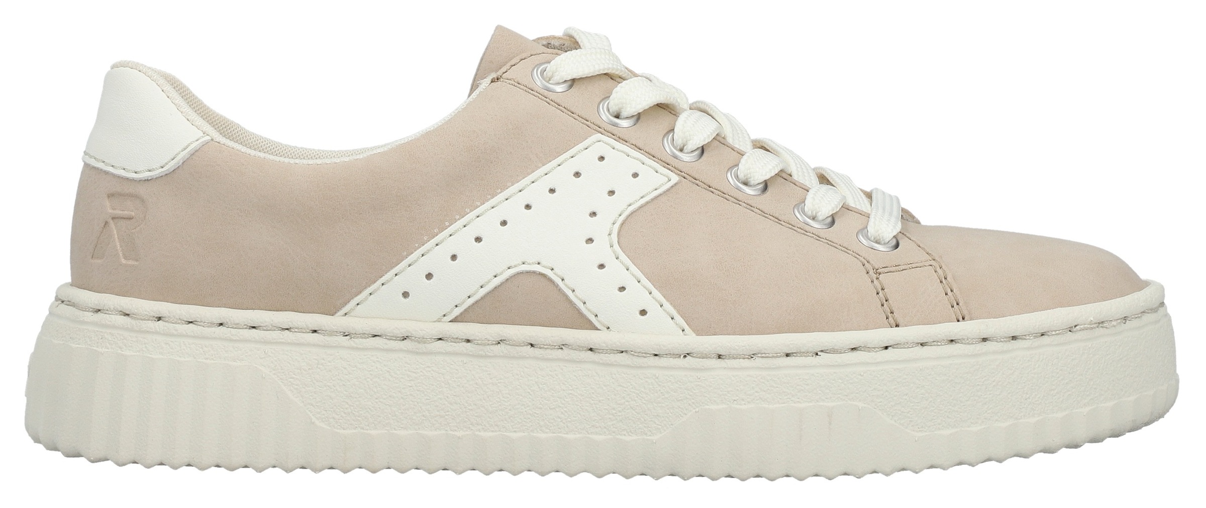 Rieker Plateausneaker  Schnürschuh, Halbschuh, Freizeitsneaker mit modischer Plateausohle