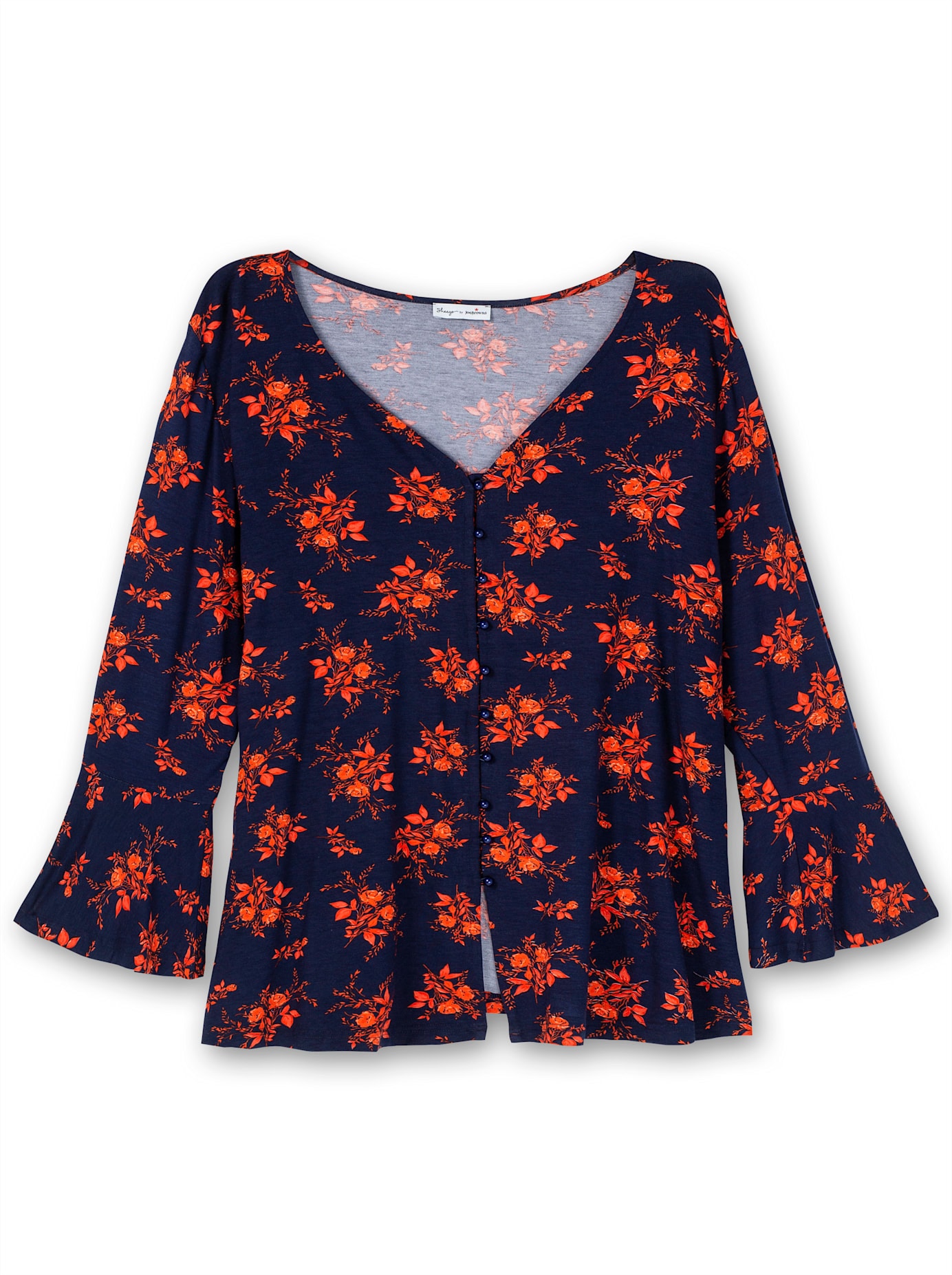sheego by Joe Browns Langarmshirt »Langarmshirt«, (1 tlg.)