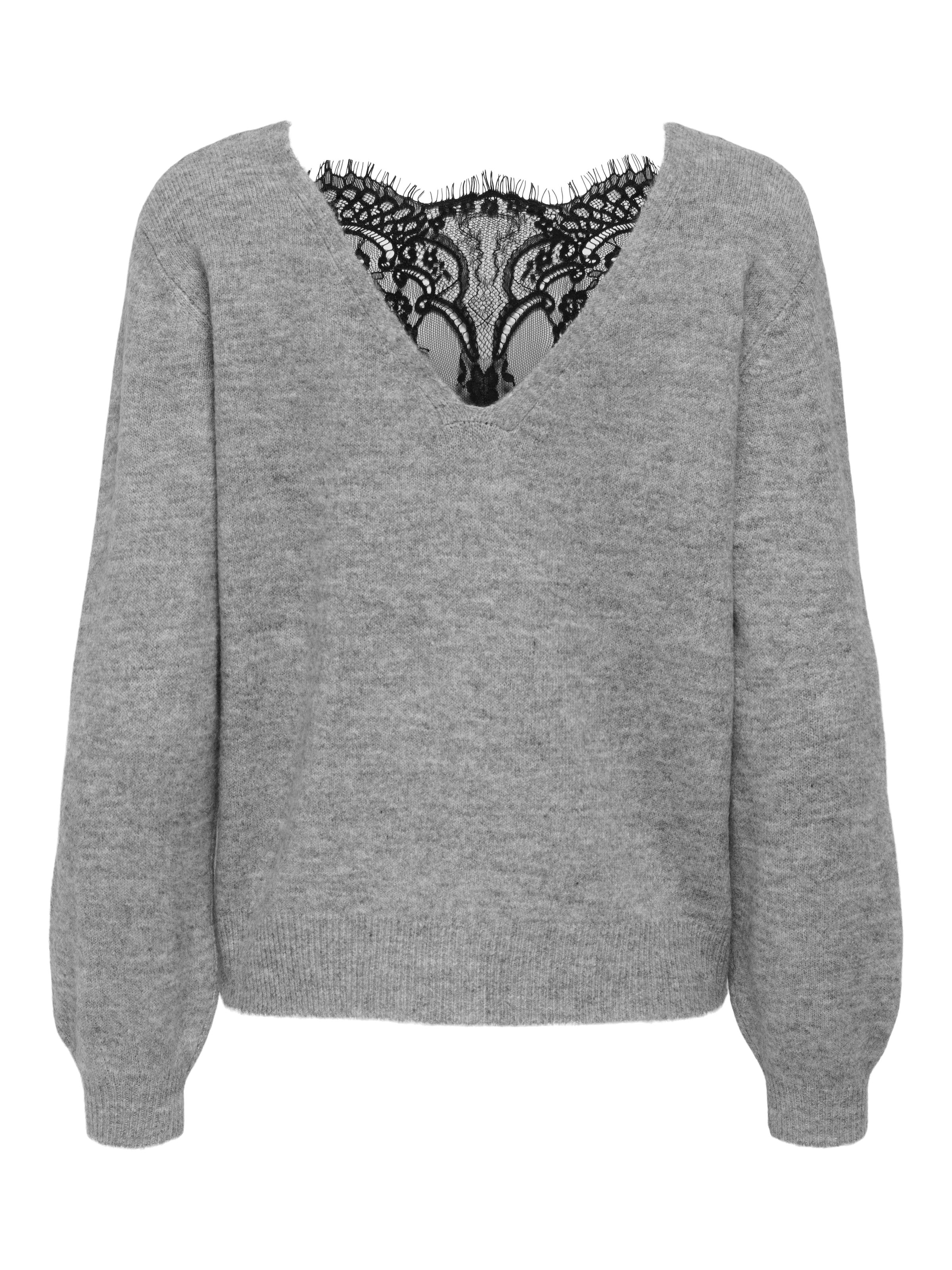 ONLY Strickjacke »ONLADELE LS LACE MIX REVERS CARDI CC KNT«