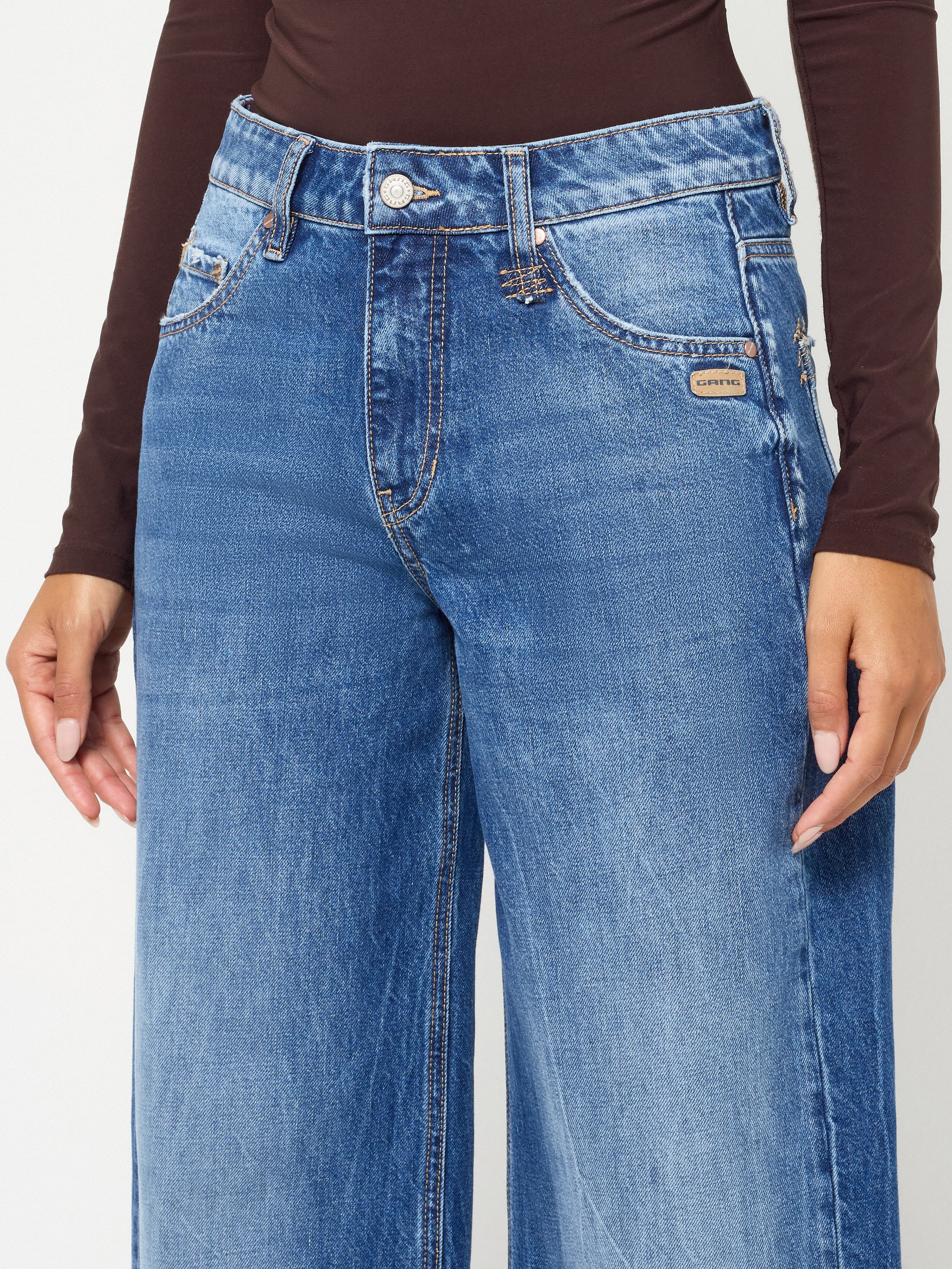 GANG 5-Pocket-Jeans »94CORA« im Baggy Fit mit niedriger Leibhöhe