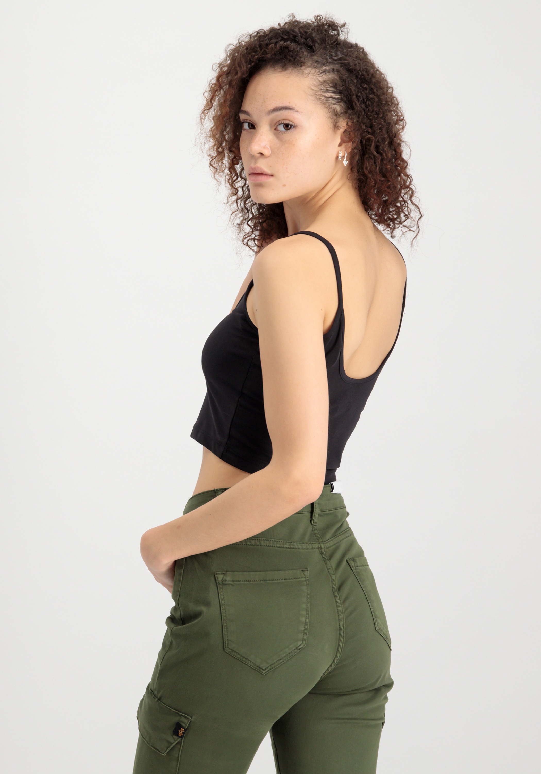 Alpha Industries Muscleshirt »Basic Crop-Top SL Women Crop-Top«