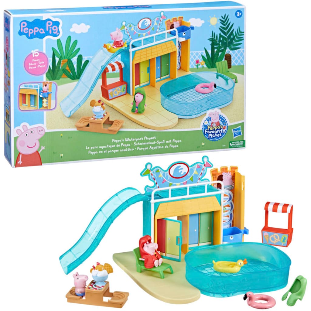Hasbro Spielwelt »Peppa Pig, Schwimmbad-Spaß mit Peppa«