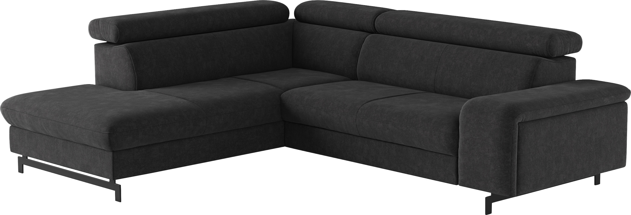 COTTA Ecksofa »Emma L-Form« mit Kopfteilverstellung, wahlweise mit Bettfunktion & Bettkasten