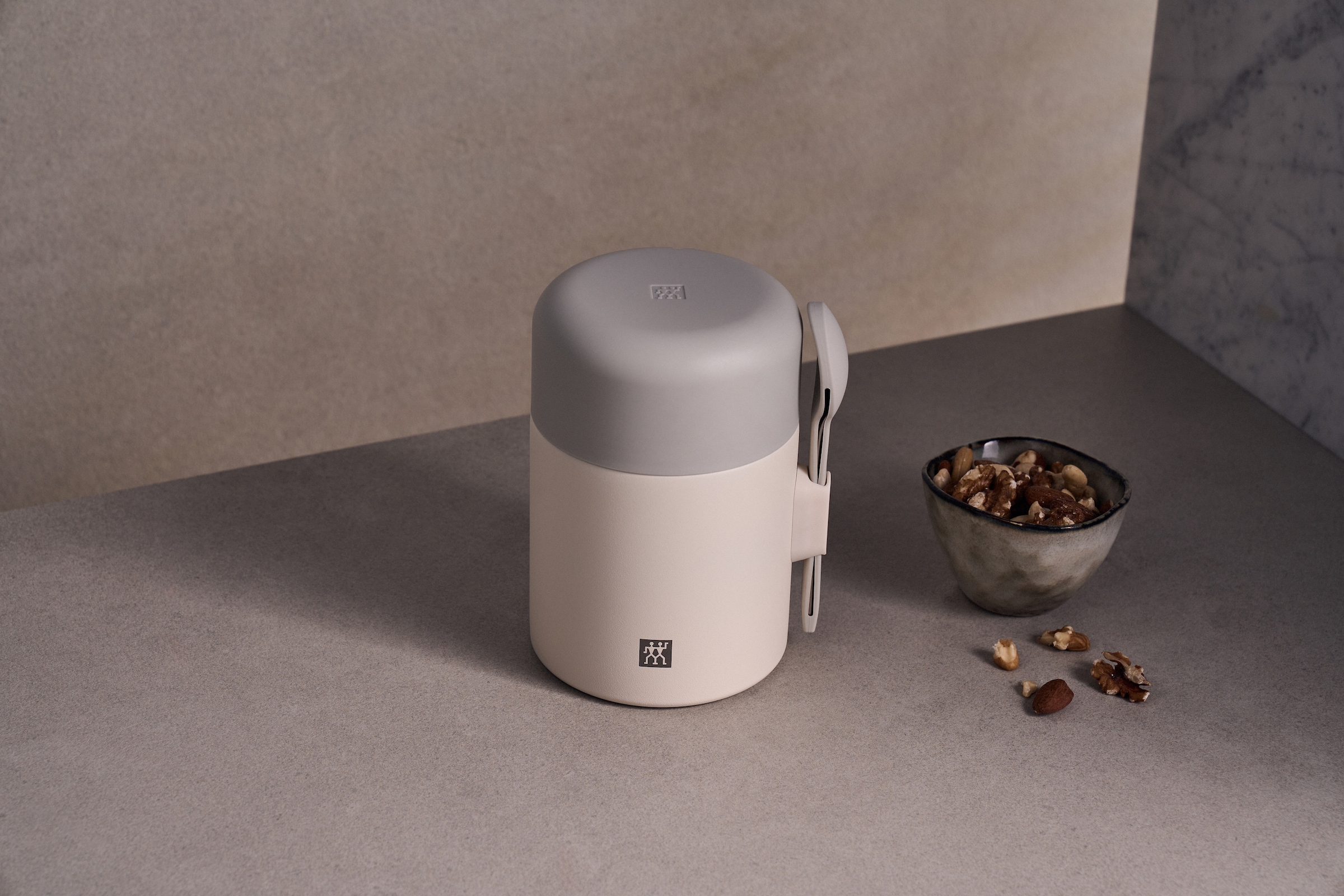 Zwilling Thermobehälter »Thermo Plus« Auslaufsicher, Doppelwandisolierung, mit Löffel, Edelstahl