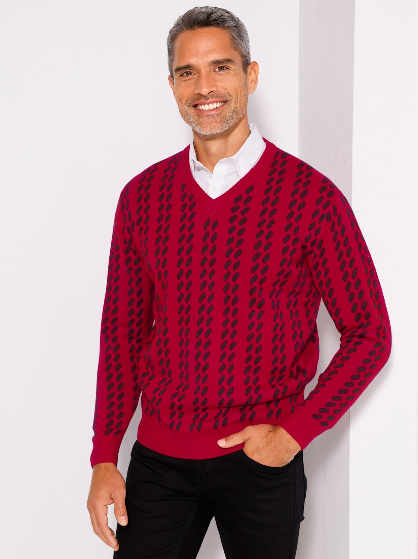 Classic V-Ausschnitt-Pullover »V-Pullover«