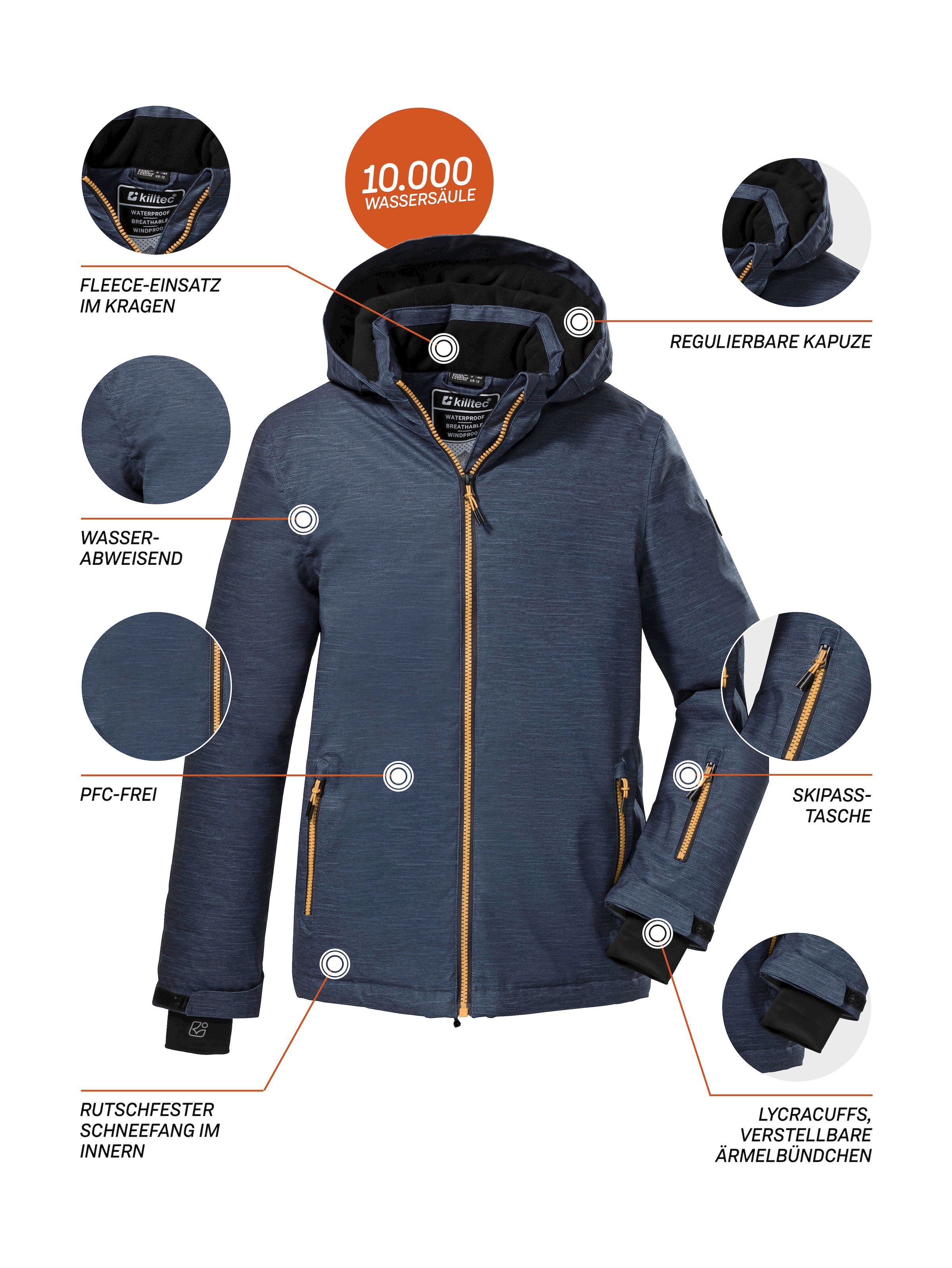Killtec Skijacke »KSW 179 BYS SKI JCKT«