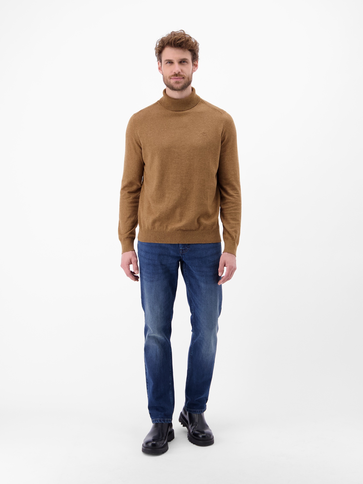 LERROS Rollkragenpullover »LERROS Herren Rollkragen-Strickpullover«