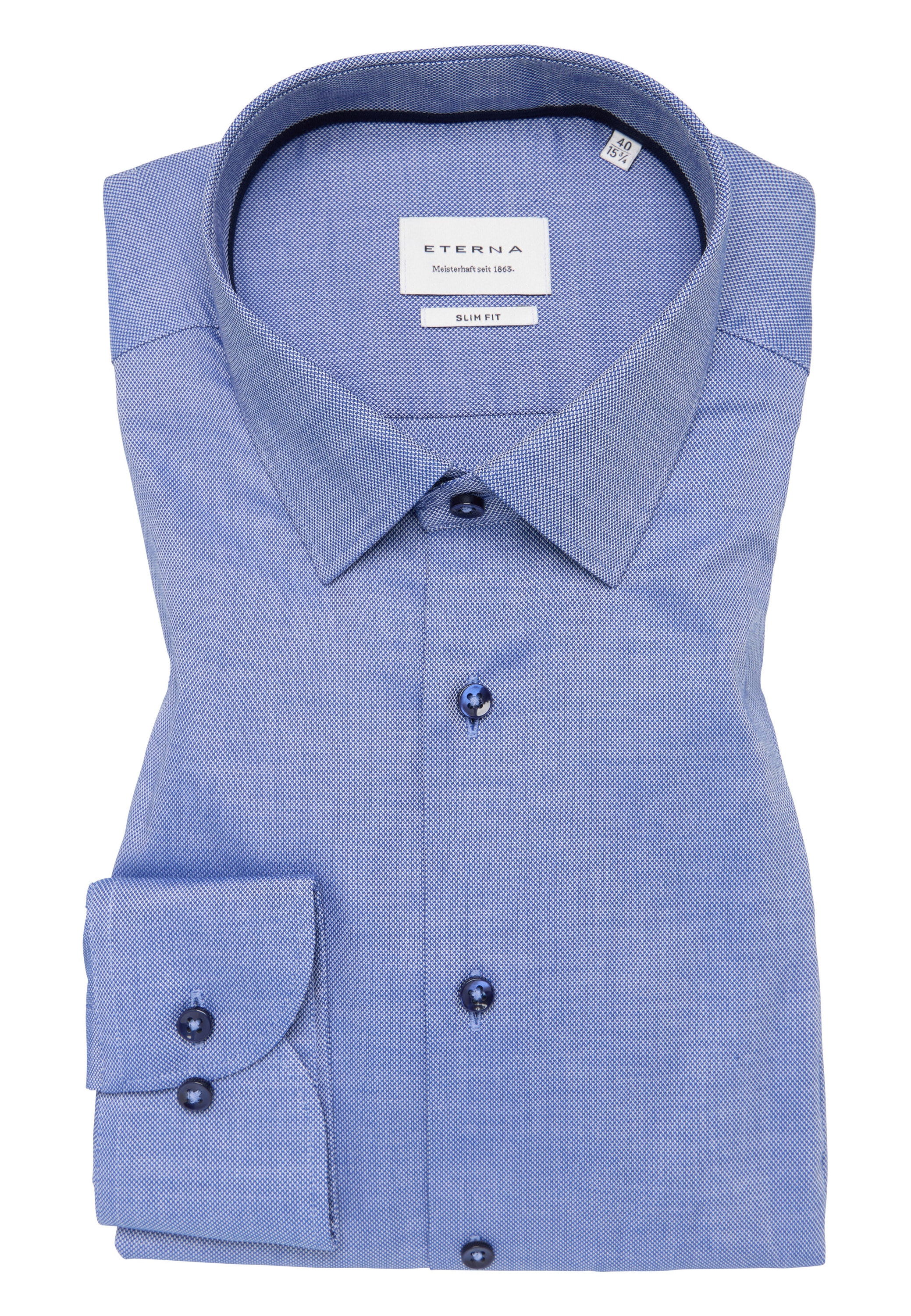 Eterna Langarmhemd »SLIM FIT«, NON IRON (bügelfrei)