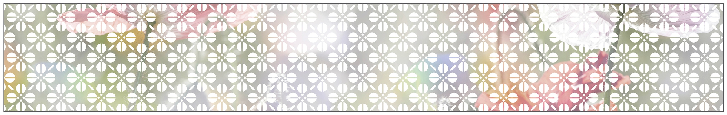 online haftend glattstatisch cm, Blumenmuster MySpotti Fensterfolie 200 x 30 »Look statisch Grafik haftend, halbtransparent, white«, kaufen