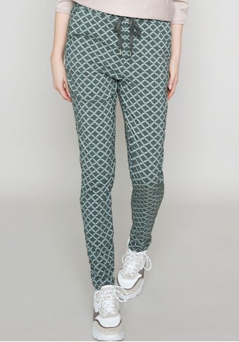 Jogger Pants »Le44ticia«, (1 tlg.), mit schönem Allover-Print