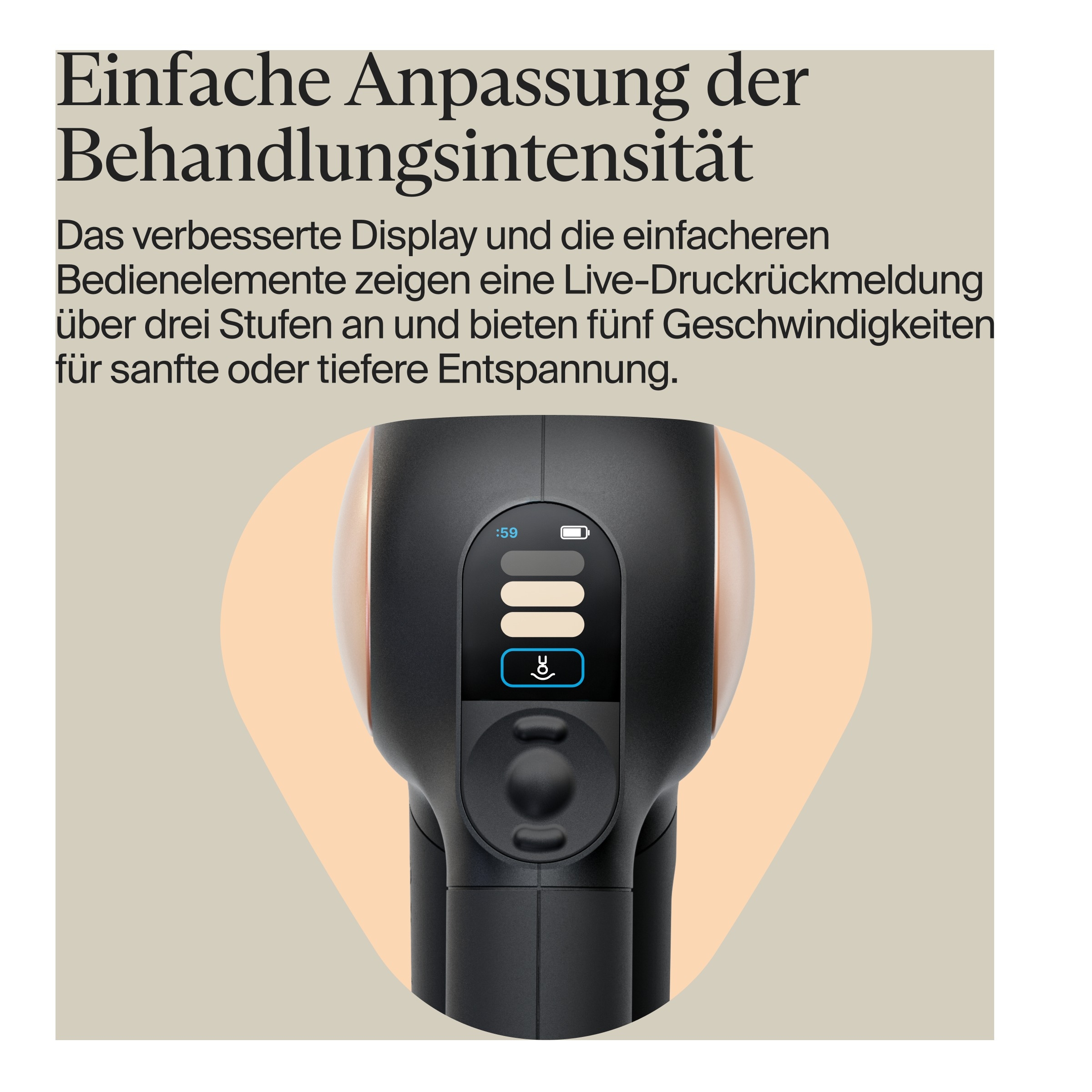 Therabody Massagepistole »Theragun Sense 2« Schmerzen & Muskelkater lindern, Verspannungen lösen, besser schlafen