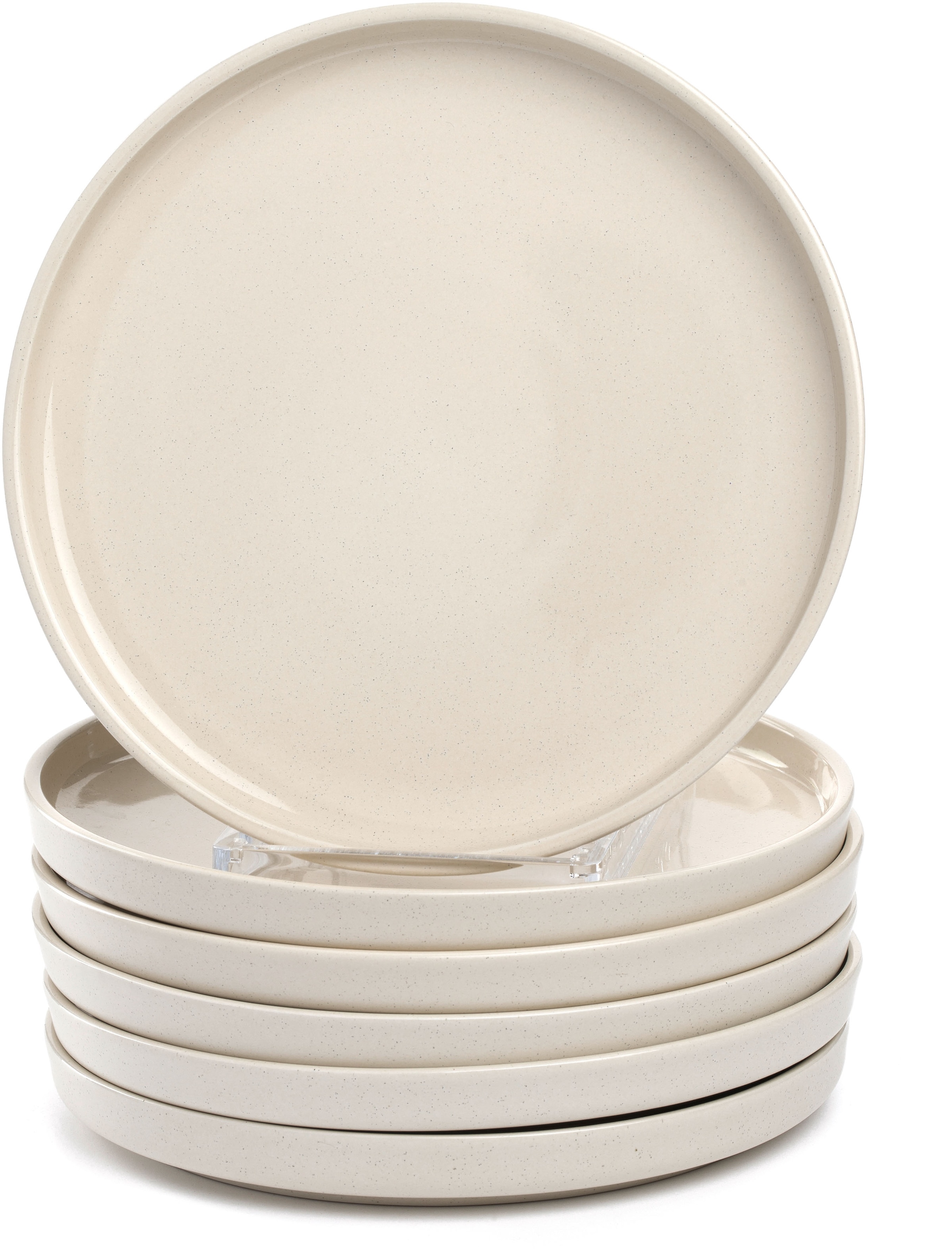 LEONARDO Teller-Set »Speiseteller ROMA, Keramikteller, ca. 22 cm, 6-teilig« Geschirr-Set, Service, spülmaschinengeeignet