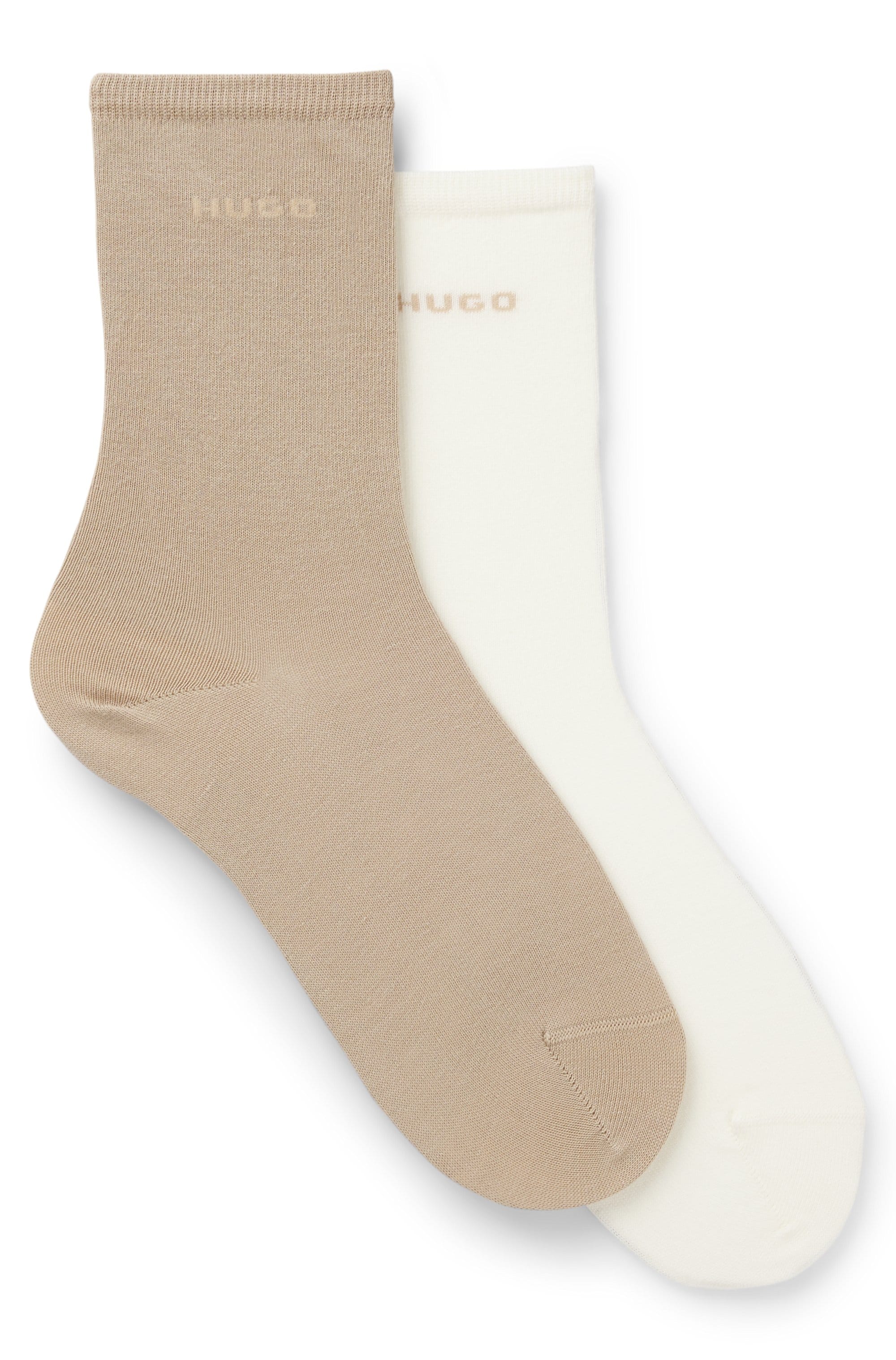 HUGO Underwear Socken »RS UNI LOGO« 2 Paar tlg. mittelhoh, aus Baumwoll-Mix mit Logos