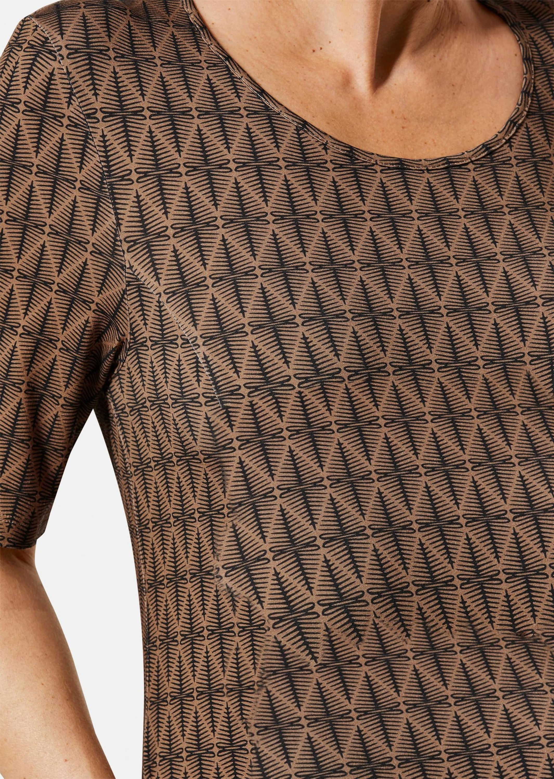 GOLDNER Druckkleid »Elastisches Jerseykleid mit modischem Druck«
