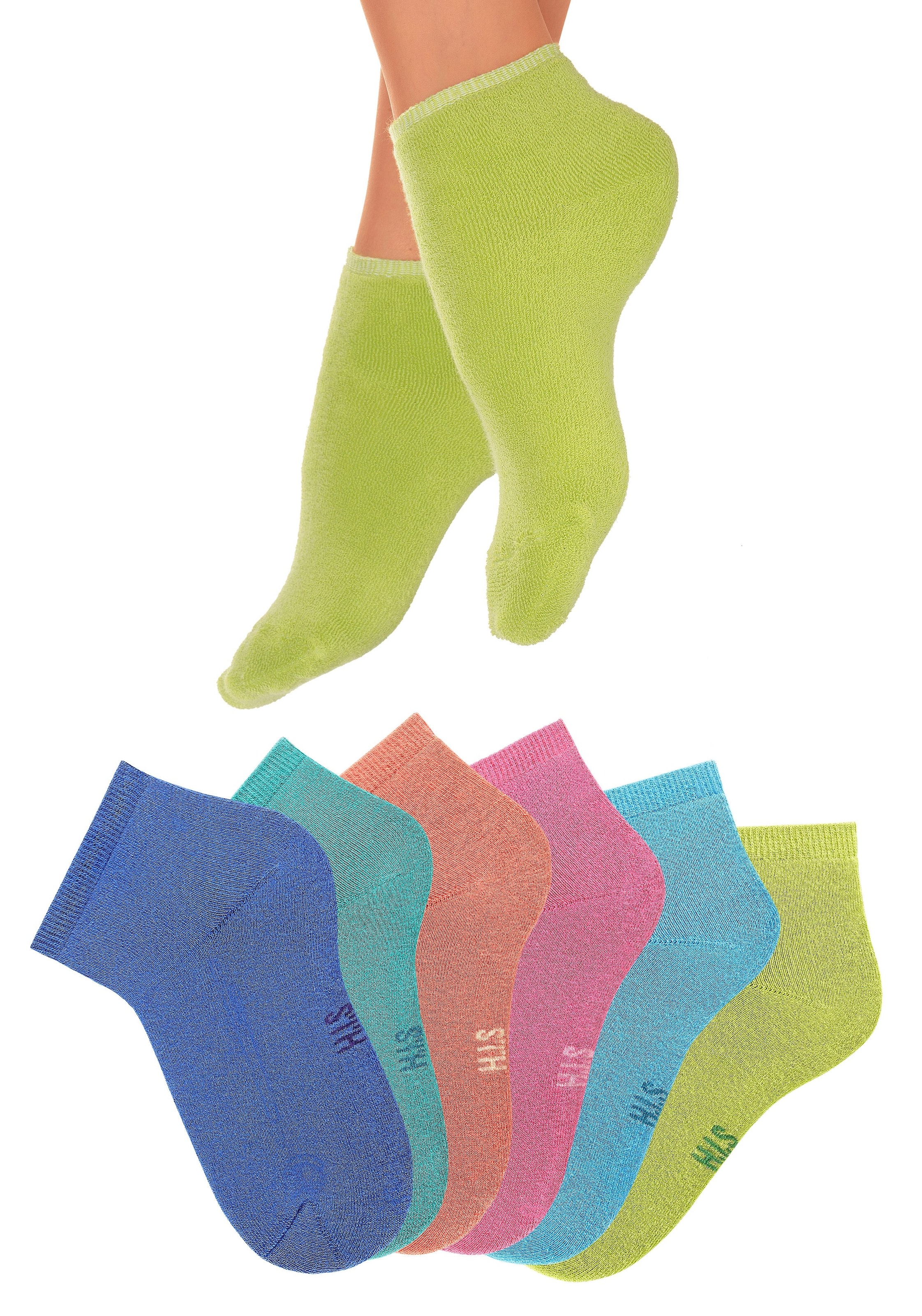 kuscheligem Kurzsocken, bei mit (Set, Paar), OTTO H.I.S 6 online bestellen Innenfrottee