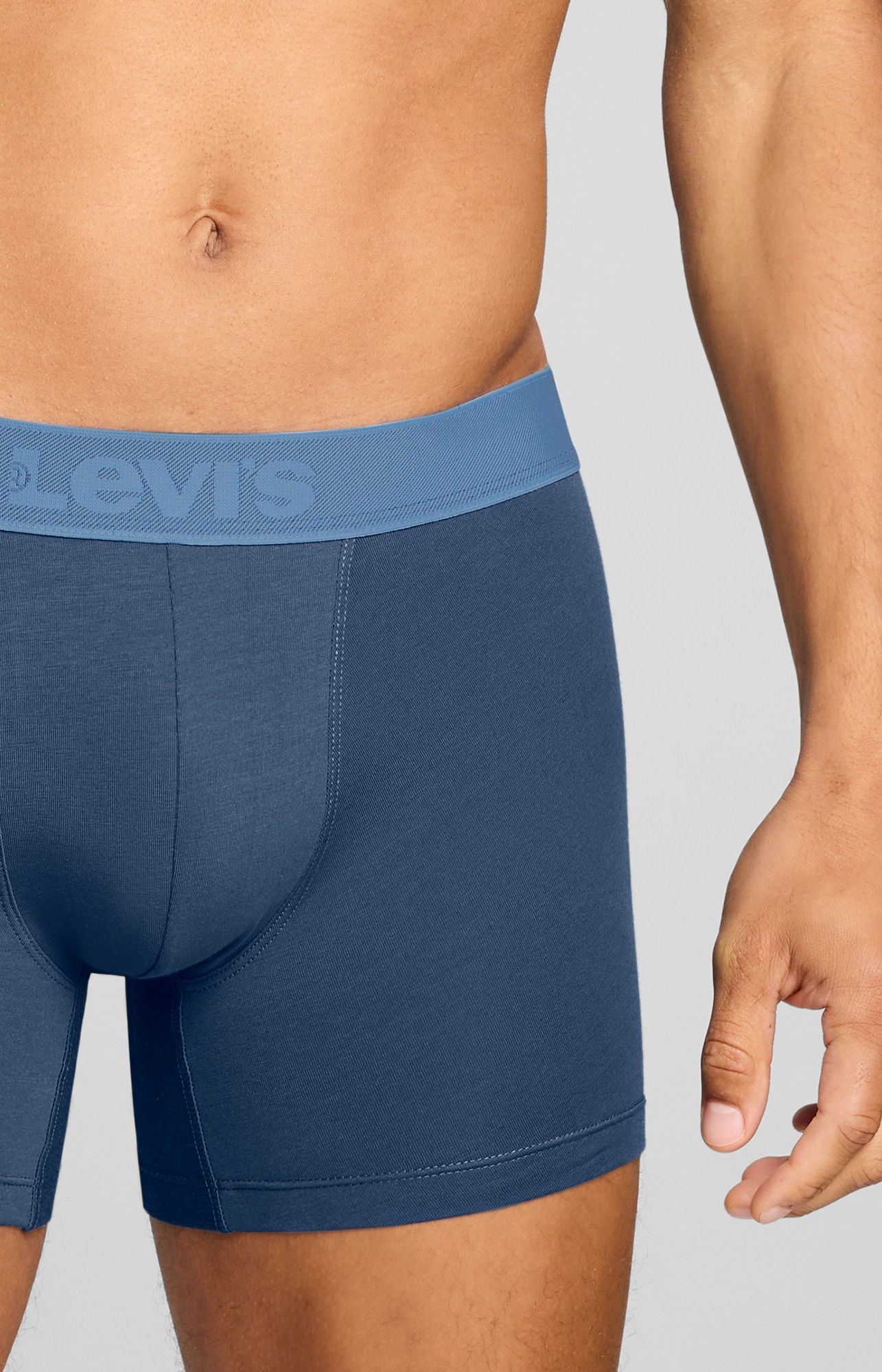 Levi's® Boxershorts »LEVIS MEN TWILL WB BOXER BRIEF 2P« 2er Pack,  ohne Eingriff, Stretchbund