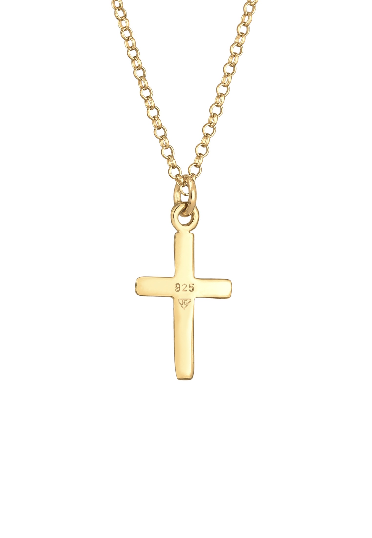 Elli Kette mit Anhänger »Halskette Kreuz Filigran Glauben Symbol 925 Silber«