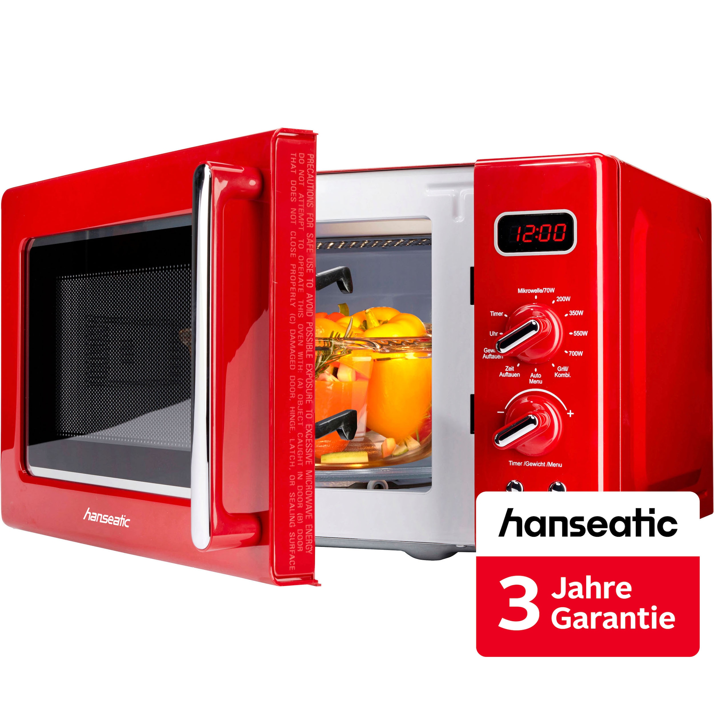 Hanseatic Mikrowelle »AG720CE6-PM« Grill | Mikrowelle inkl. 3 Jahre Herstellergarantie