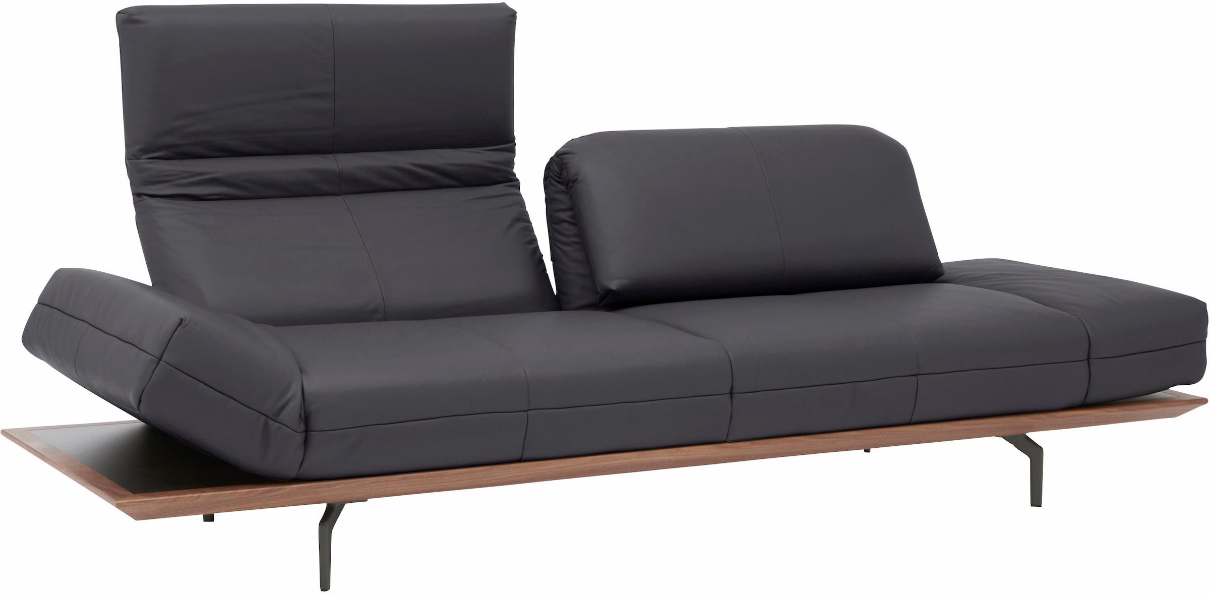 Creation BY ROLF BENZ 3-Sitzer »CR.420, Designsofa, Loungesofa«, in 2 Qualitäten, Holzrahmen in Eiche Natur oder Nußbaum, Breite 232 cm