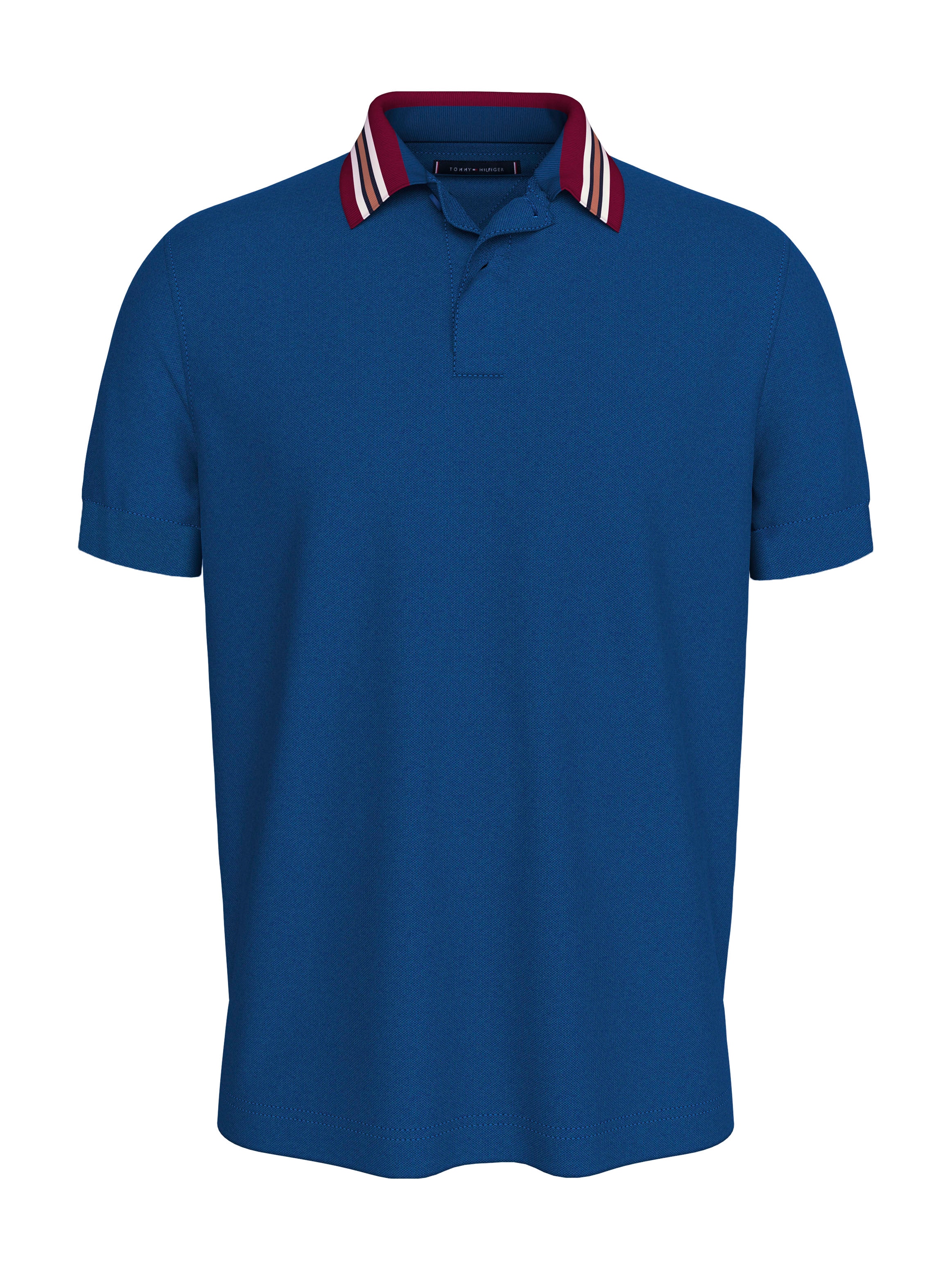 Tommy Hilfiger Poloshirt »GIFTING POLO RWB COLLAR REG POLO«, Streifen an Kragen und Bündchen