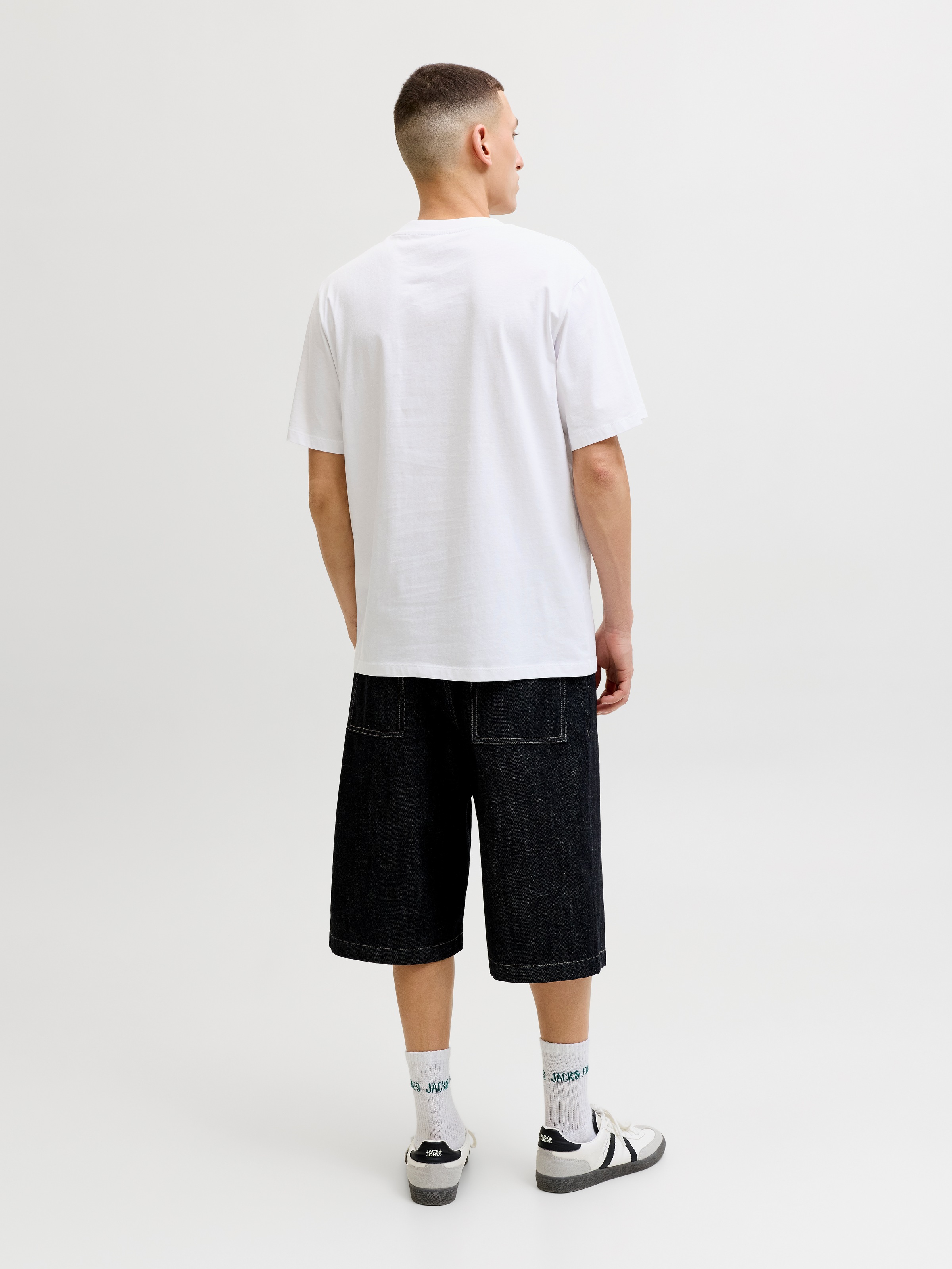 Jack & Jones Rundhalsshirt »JJINDIANA TEE SS CREW NECK«