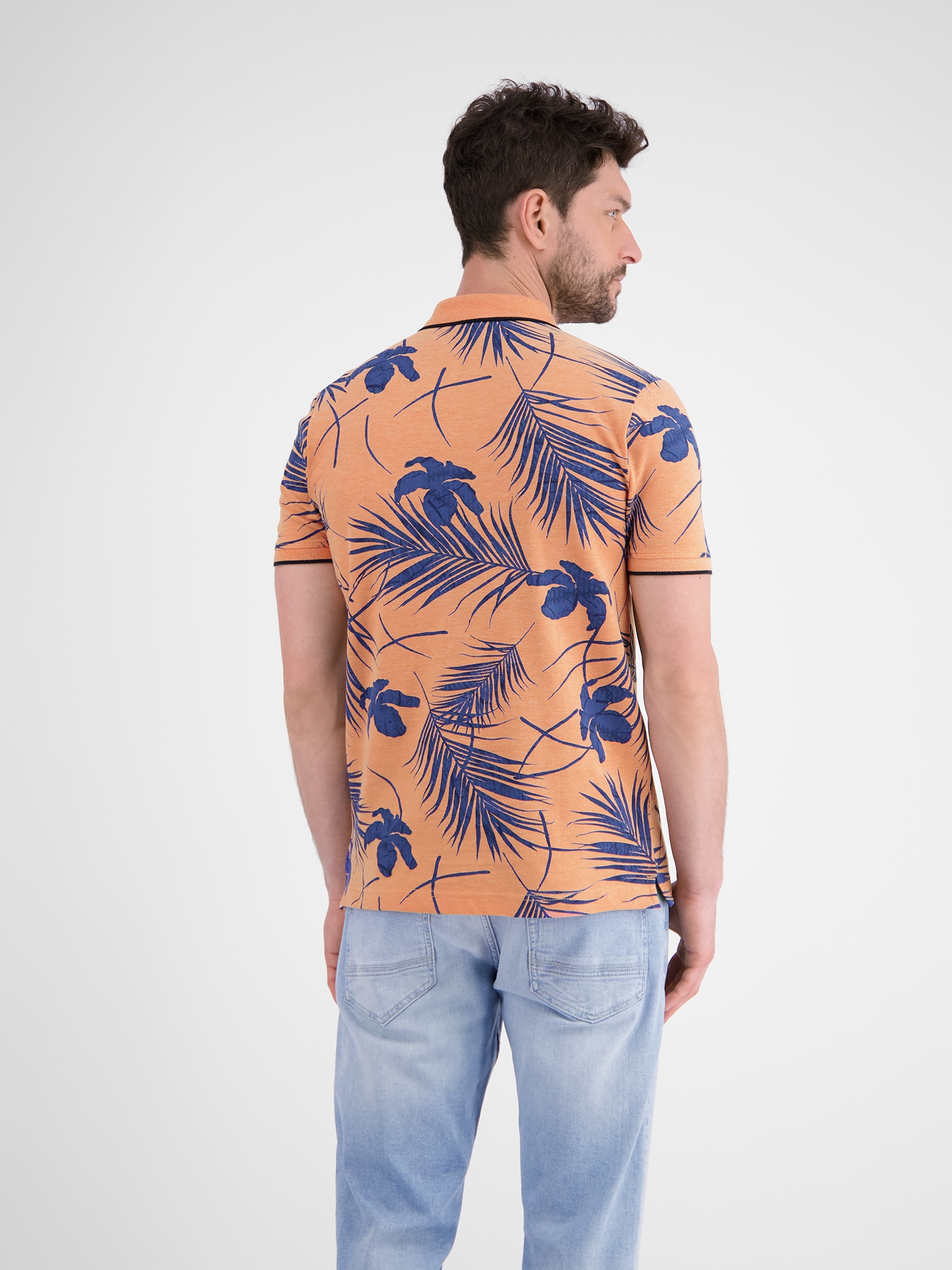 LERROS Poloshirt »LERROS Modisches Poloshirt, sommerlich gemustert«