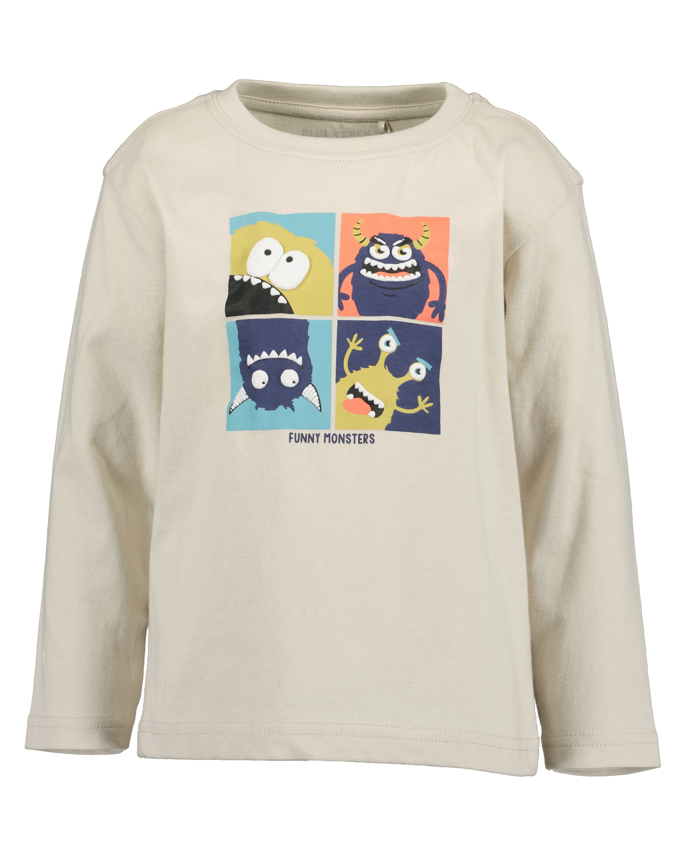 Blue Seven Langarmshirt, (Packung, 2 tlg.), mit tollen Comic-Prints