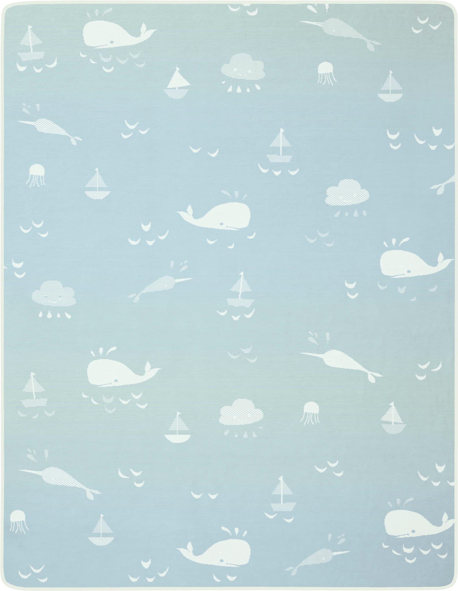 Biederlack Babydecke »Ocean«, im kindlich maritimen Design, Kuscheldecke