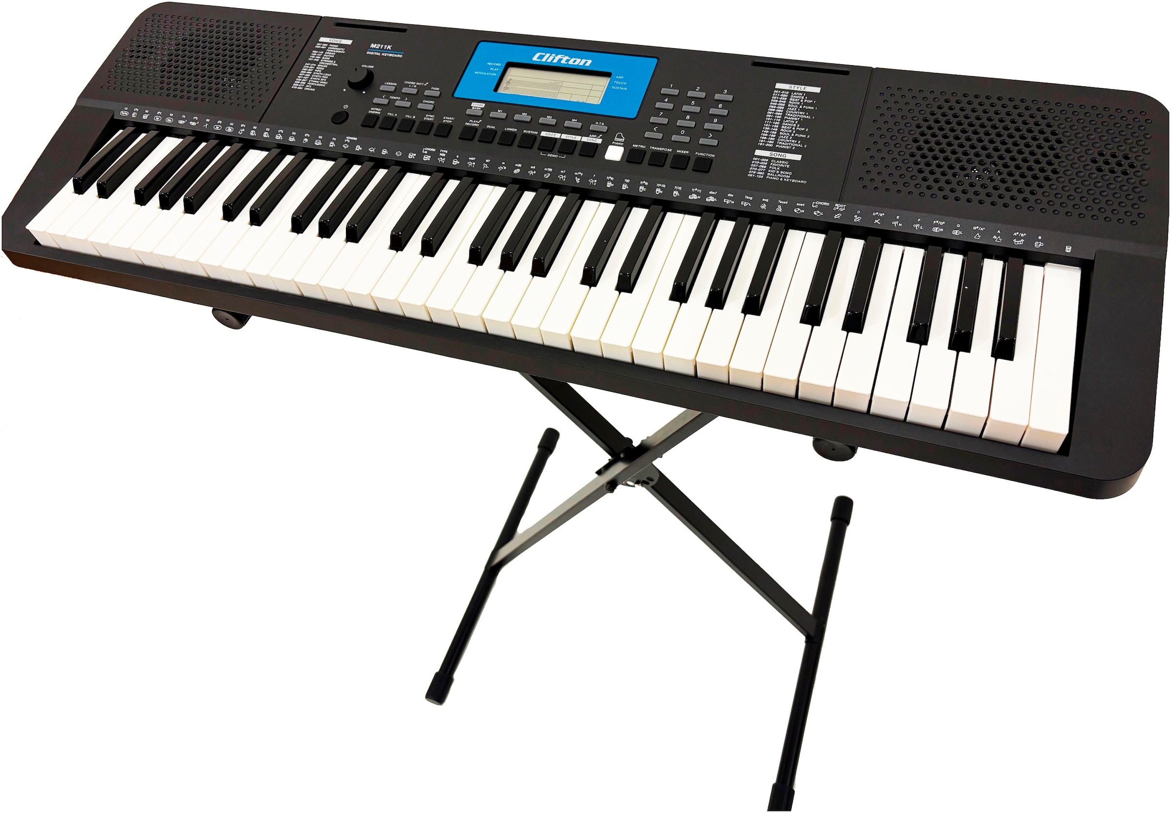 Clifton Home-Keyboard »M211 inklusive Keyboardständer«