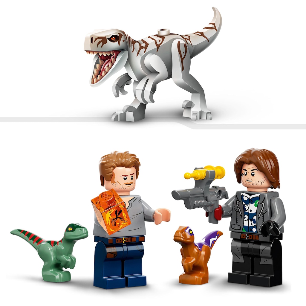 LEGO® Konstruktionsspielsteine »Atrociraptor: Motorradverfolgungsjagd (76945), LEGO® Jurassic World«, (169 St.)