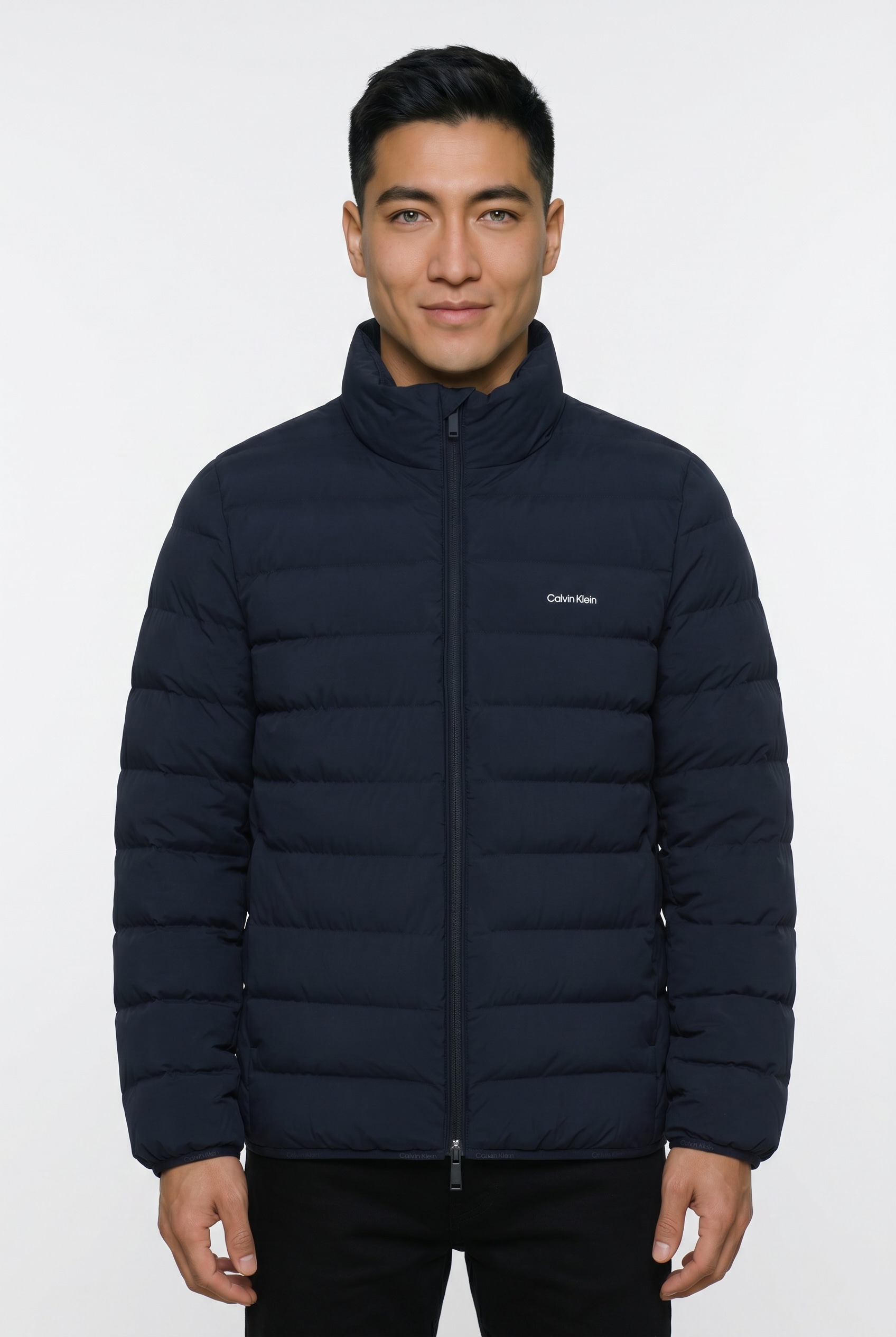Calvin Klein Jeans Steppjacke Stehkragen, 2-Wege-Zipper, Regular Fit