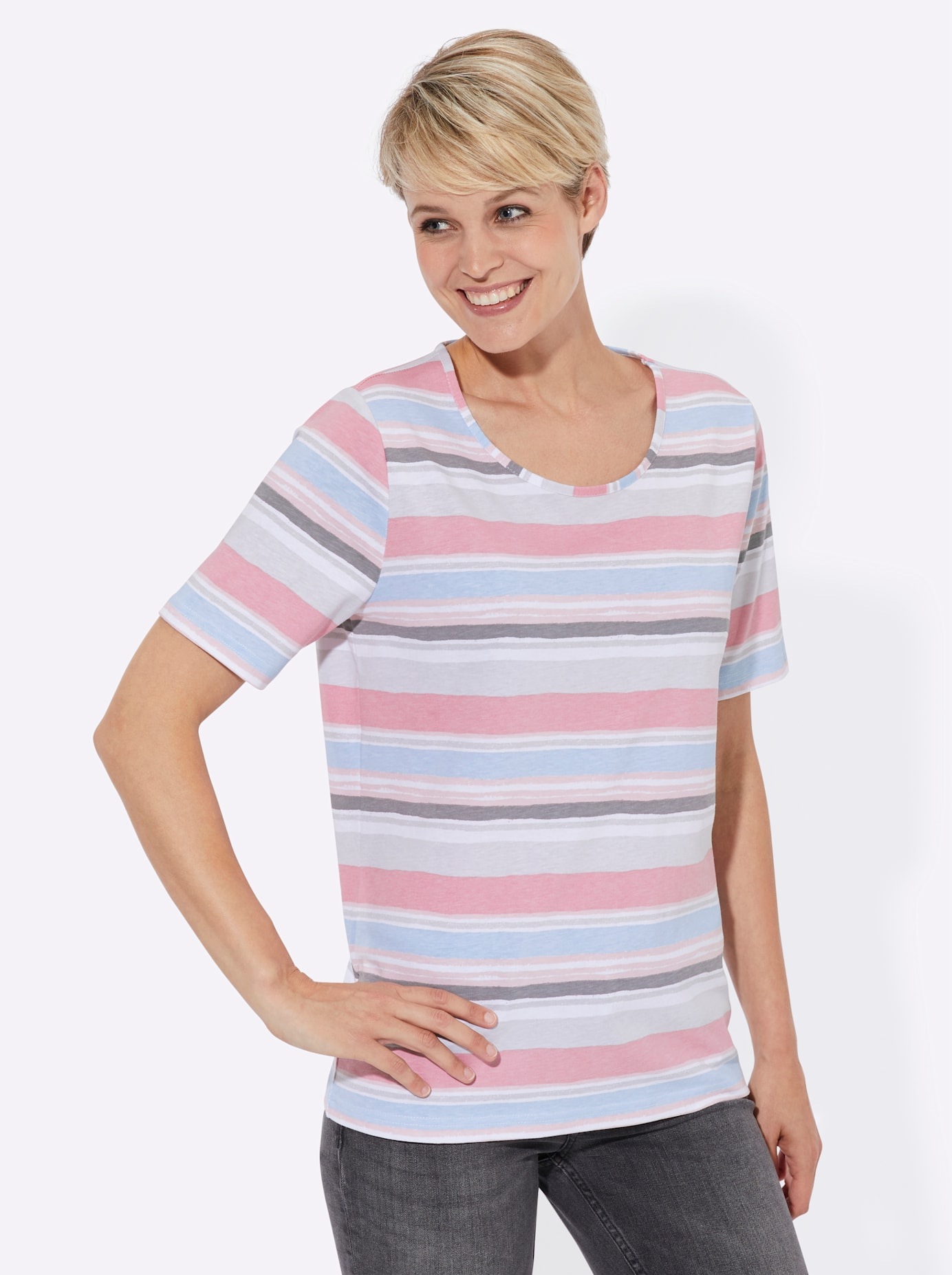 Casual Looks T-Shirt »Ringelshirt«, (1 tlg.)
