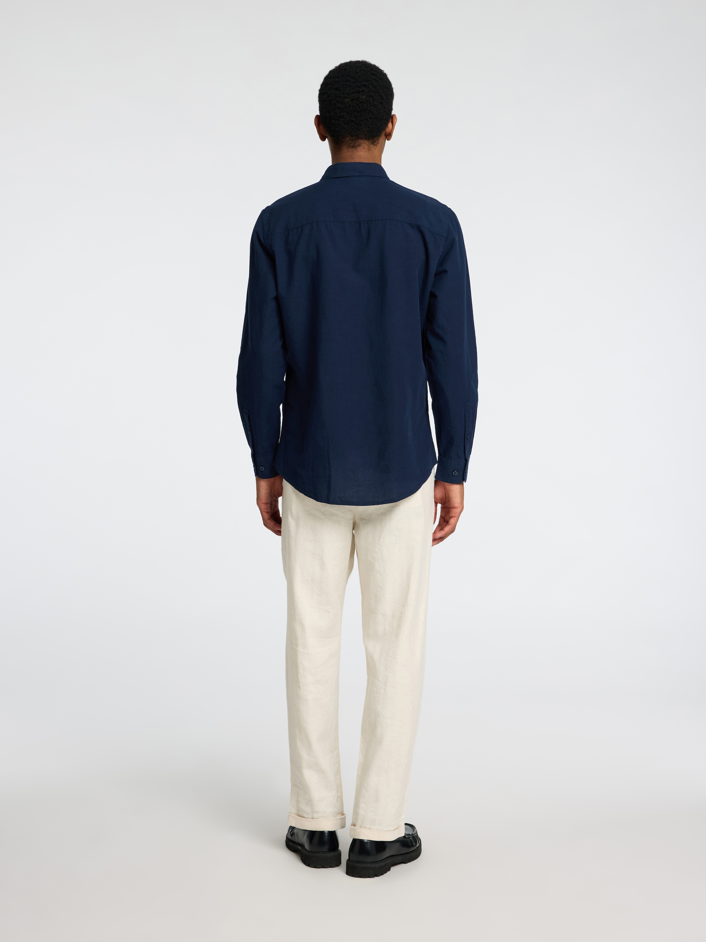 SELECTED HOMME Leinenhemd »NEW-LINEN SHIRT«, unifarben